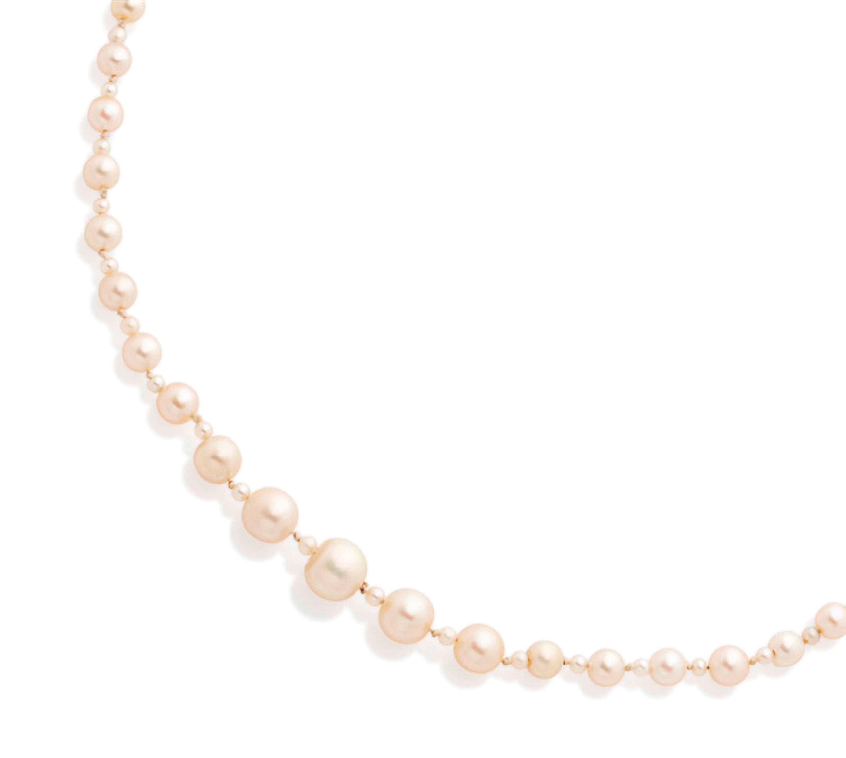 COLLIER PERLES FINES ET PERLE DE CULTURE