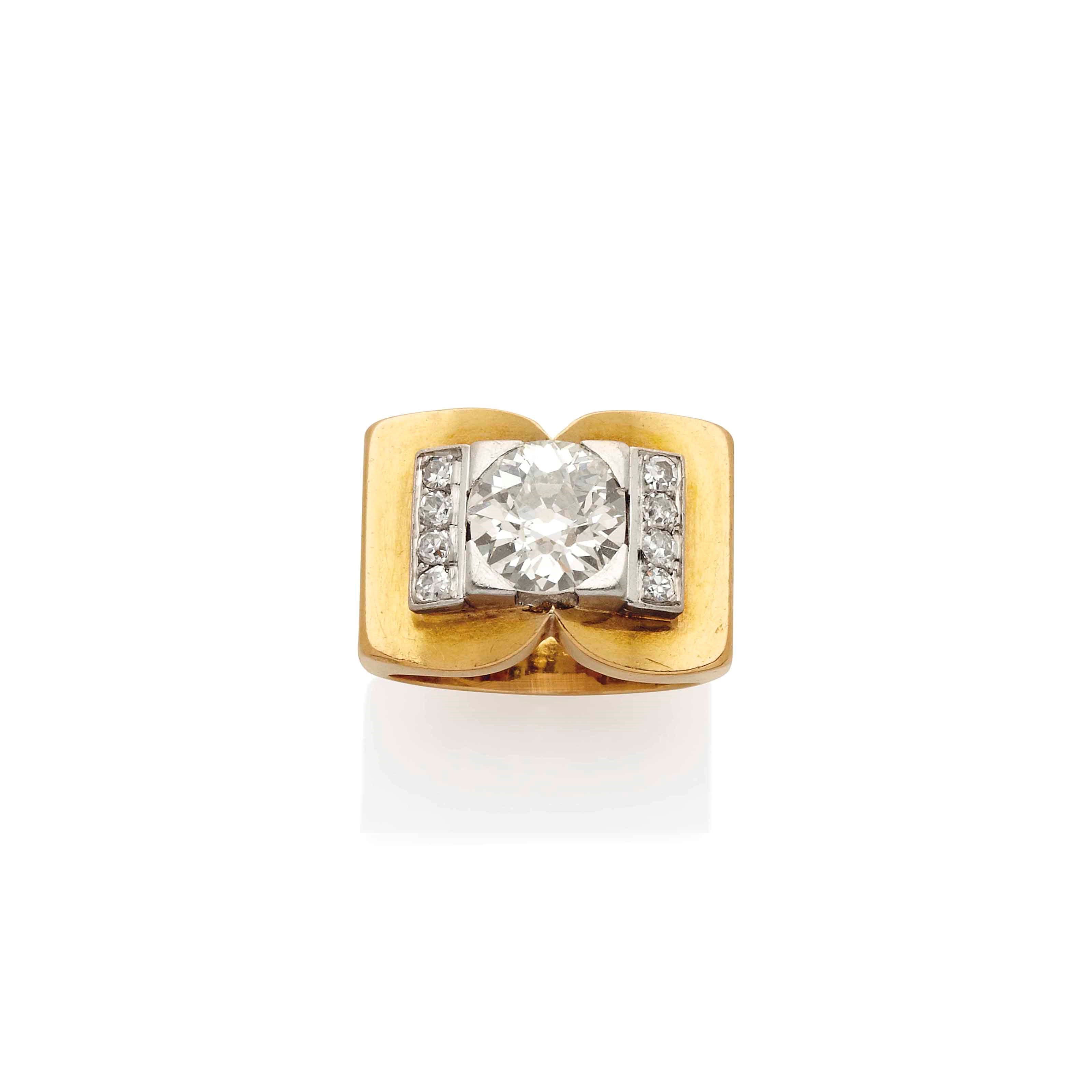 BAGUE RETRO DIAMANTS