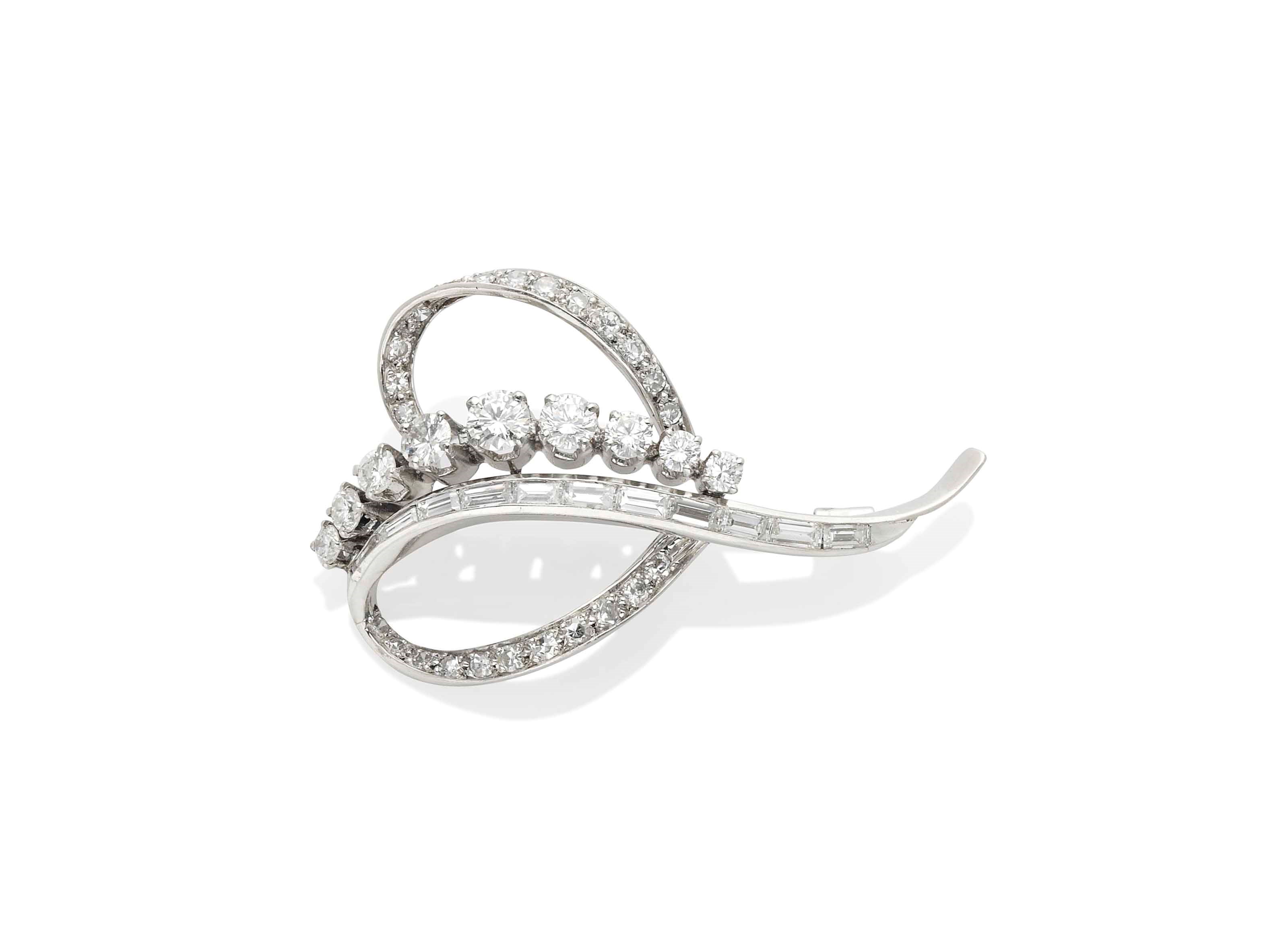 BROCHE DIAMANTS
