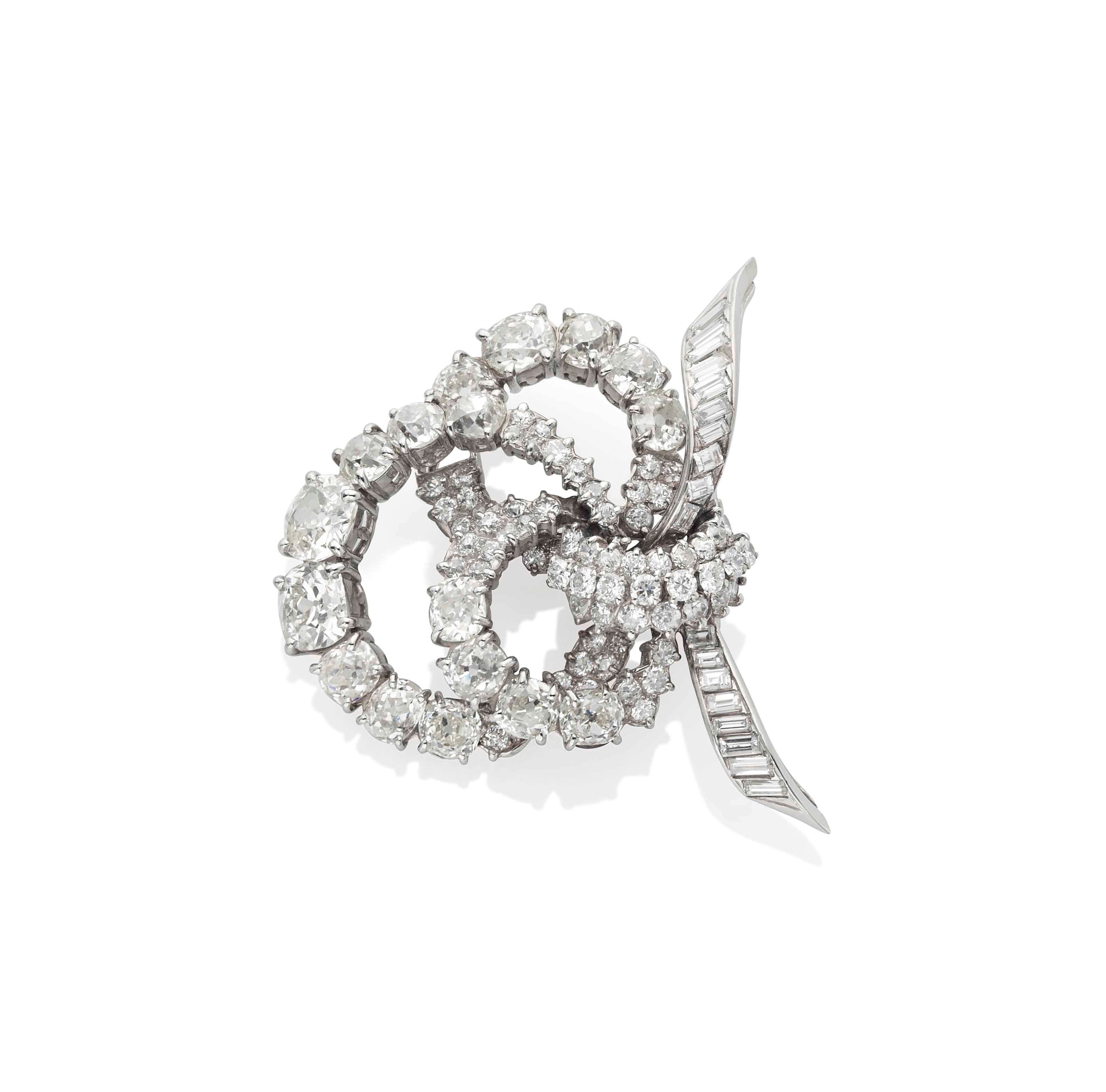 BROCHE DIAMANTS