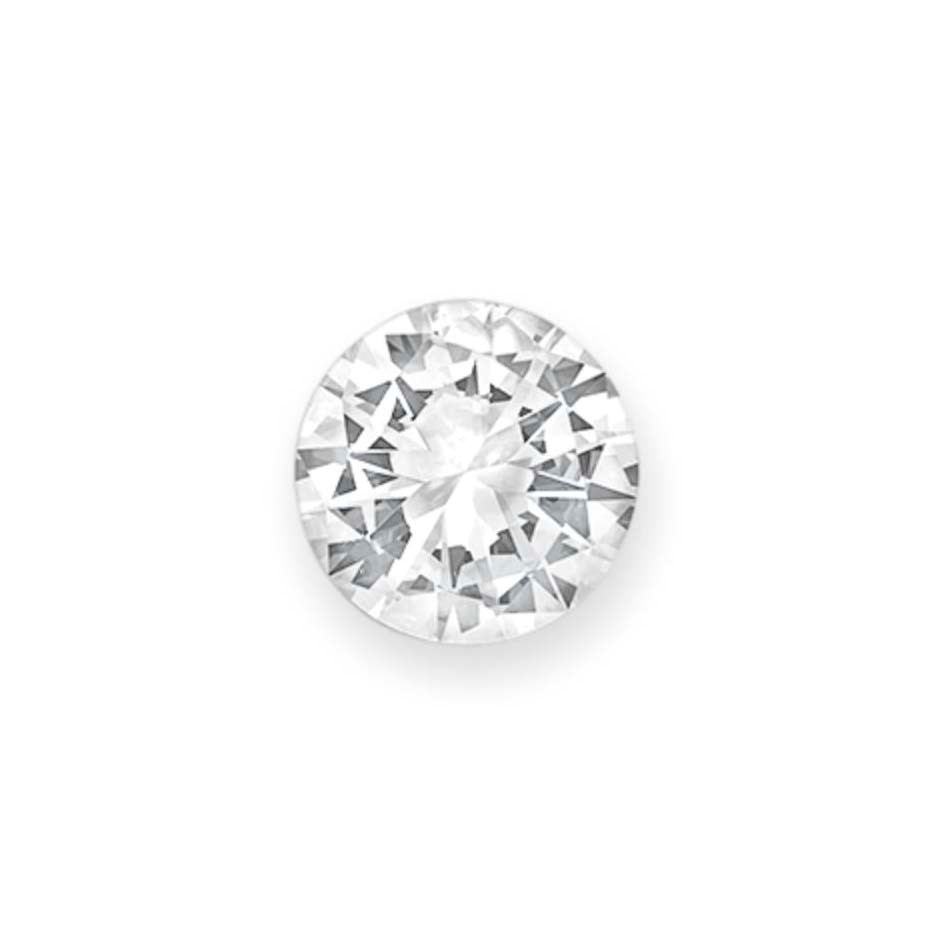 AN UNMOUNTED CIRCULAR-CUT DIAMOND