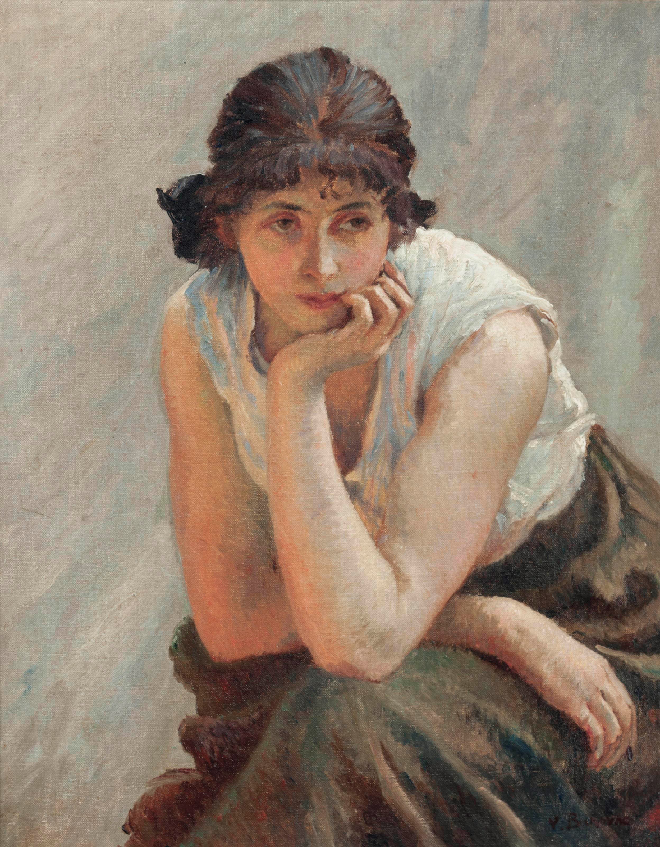 Vlacho Bukovac (Croatian, b. 1855)