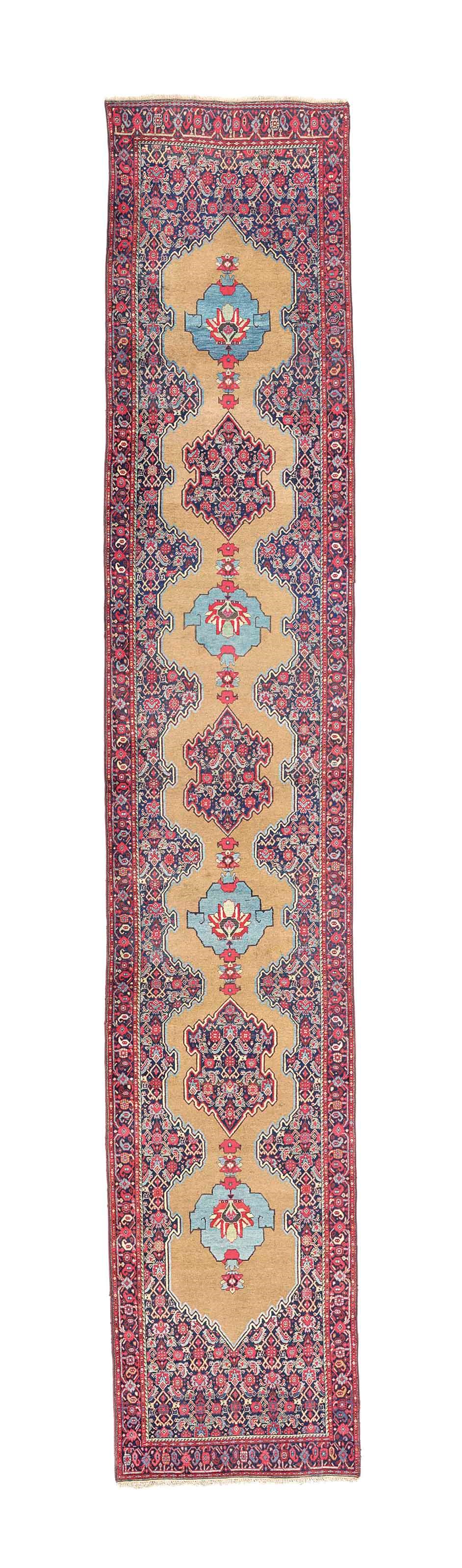 A LONG BIJAR RUNNER, NORTH-WEST PERSIA