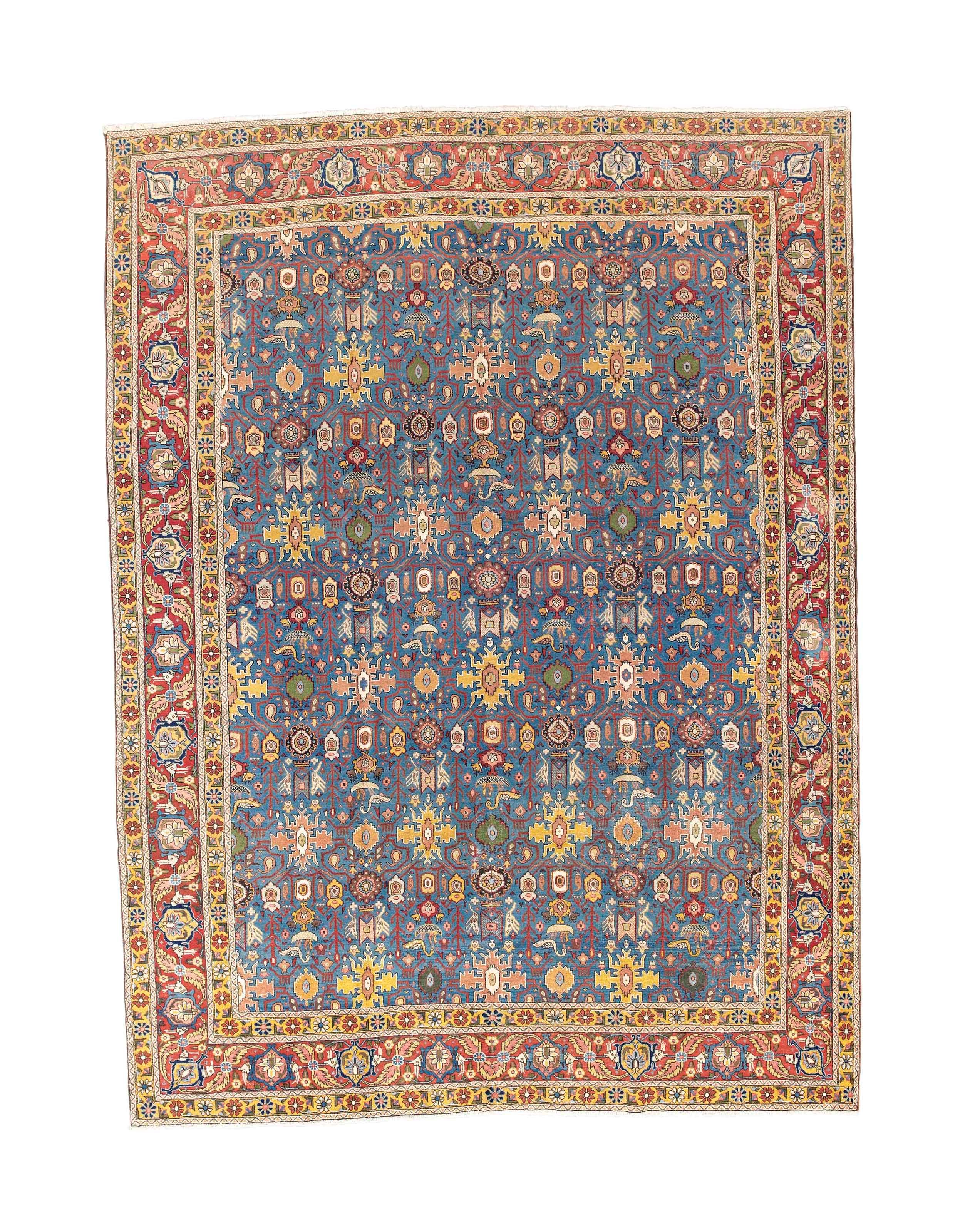 An unusual Tabriz carpet