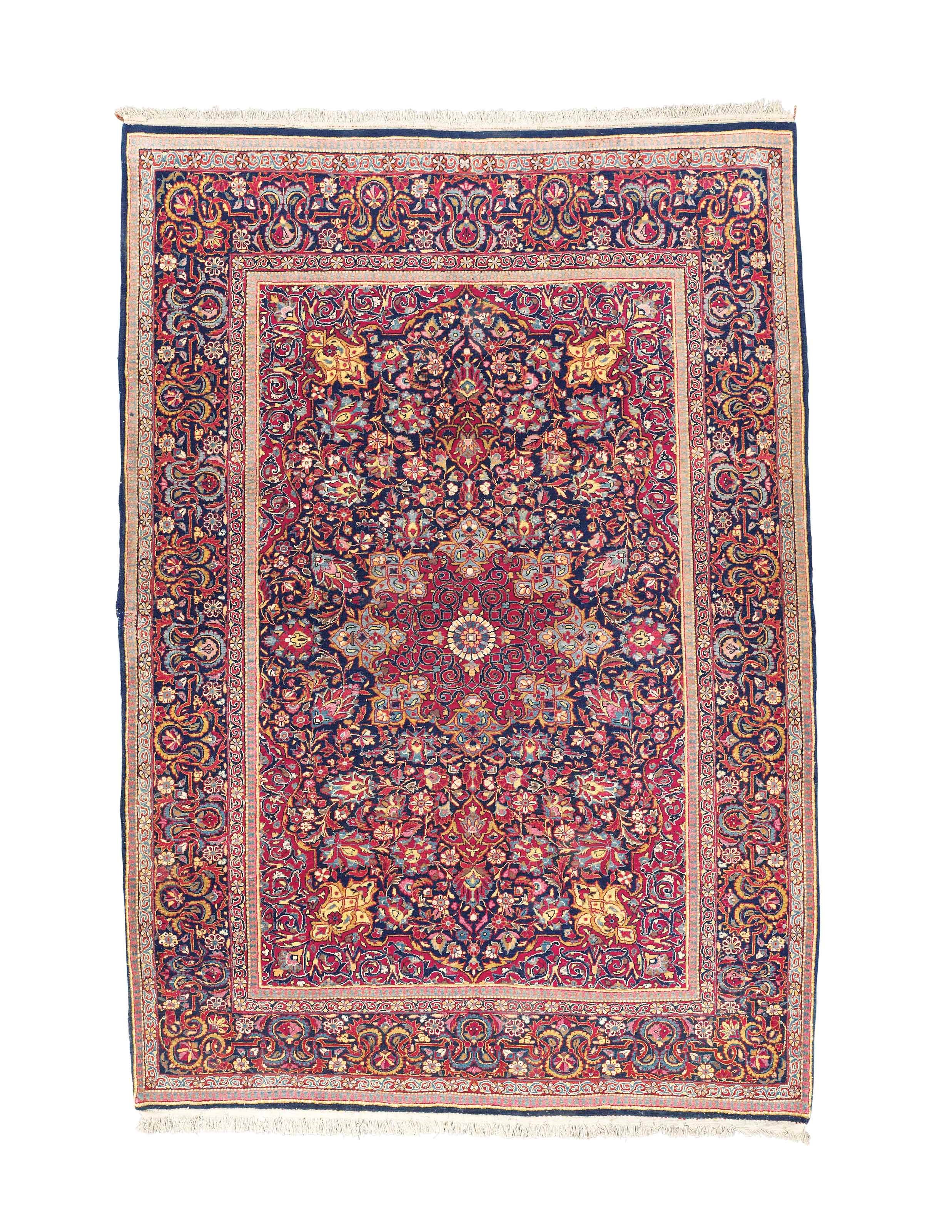 A fine Kashan rug