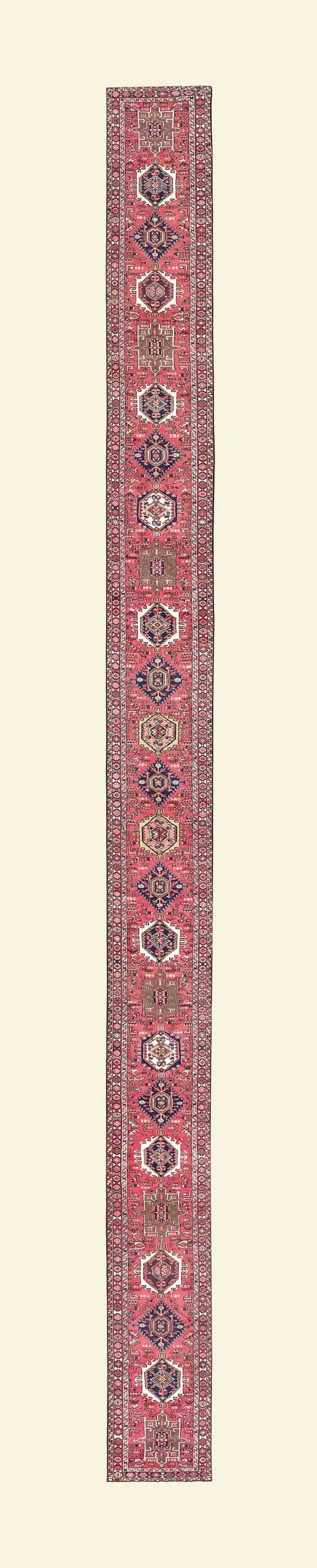 EXTREMELY LONG KARAJA RUNNER, NORTH-WEST PERSIA