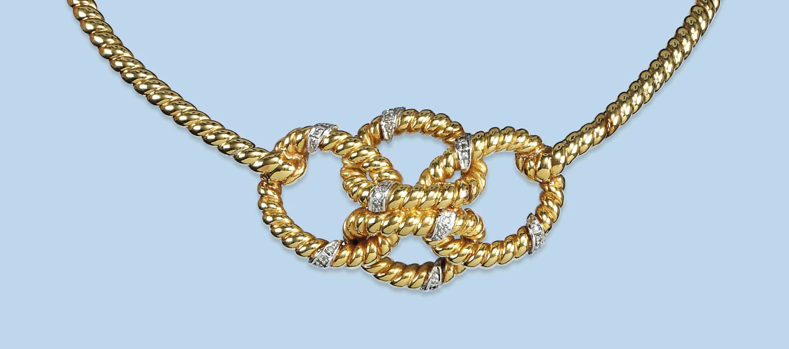 A DIAMOND NECKLACE