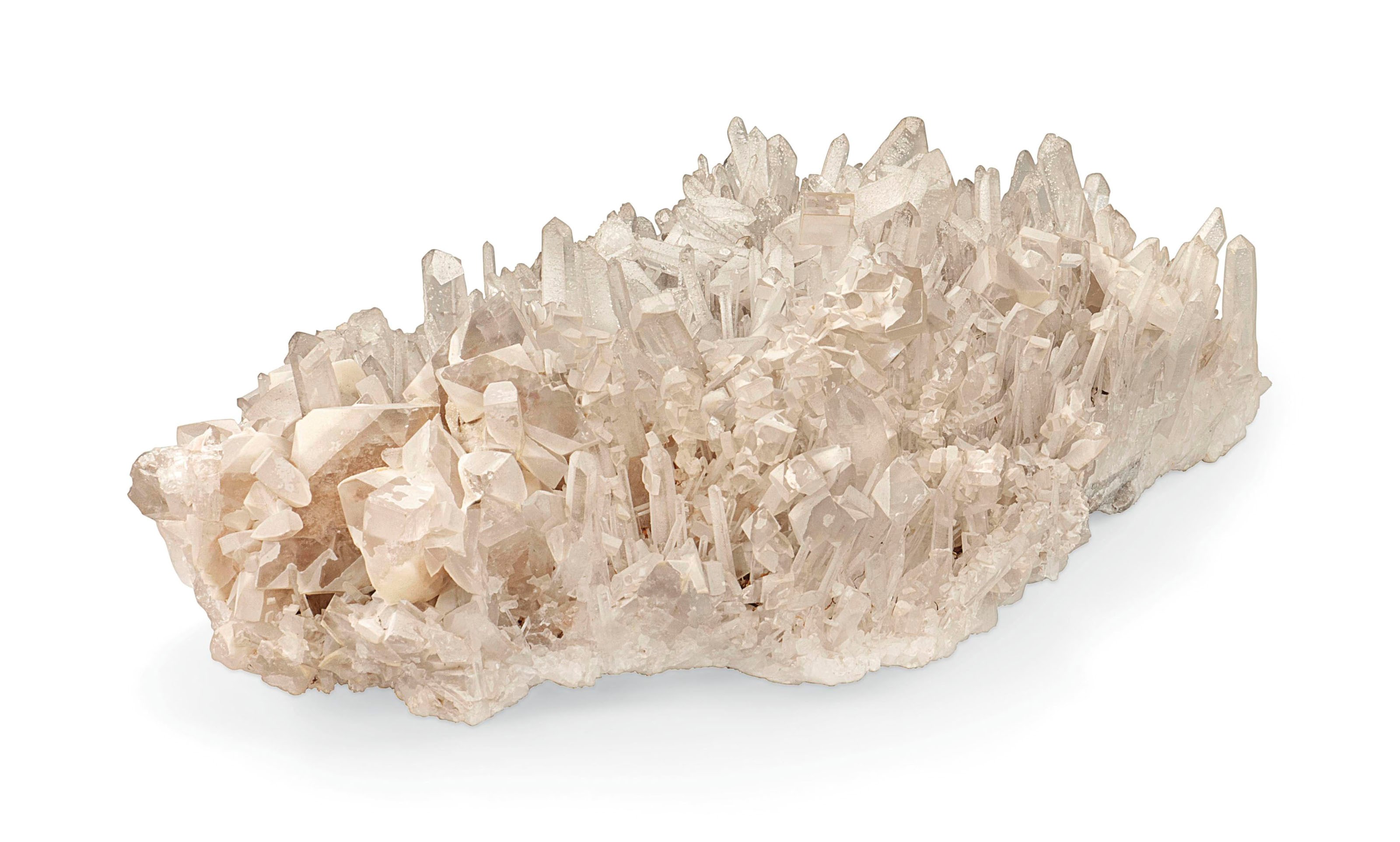 A QUARTZ AND BARYTE SPECIMEN