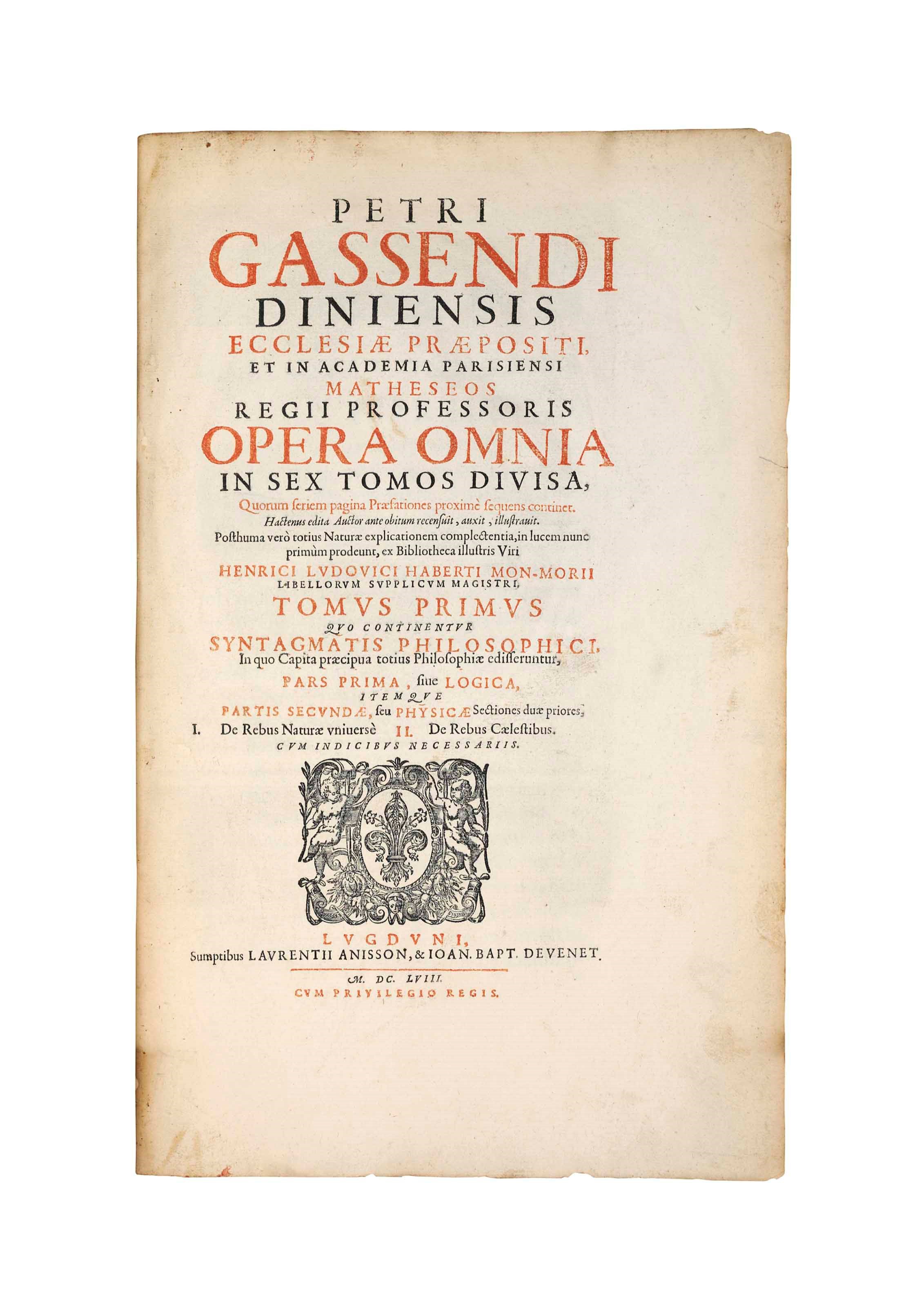 PIERRE GASSENDI (1592-1655)