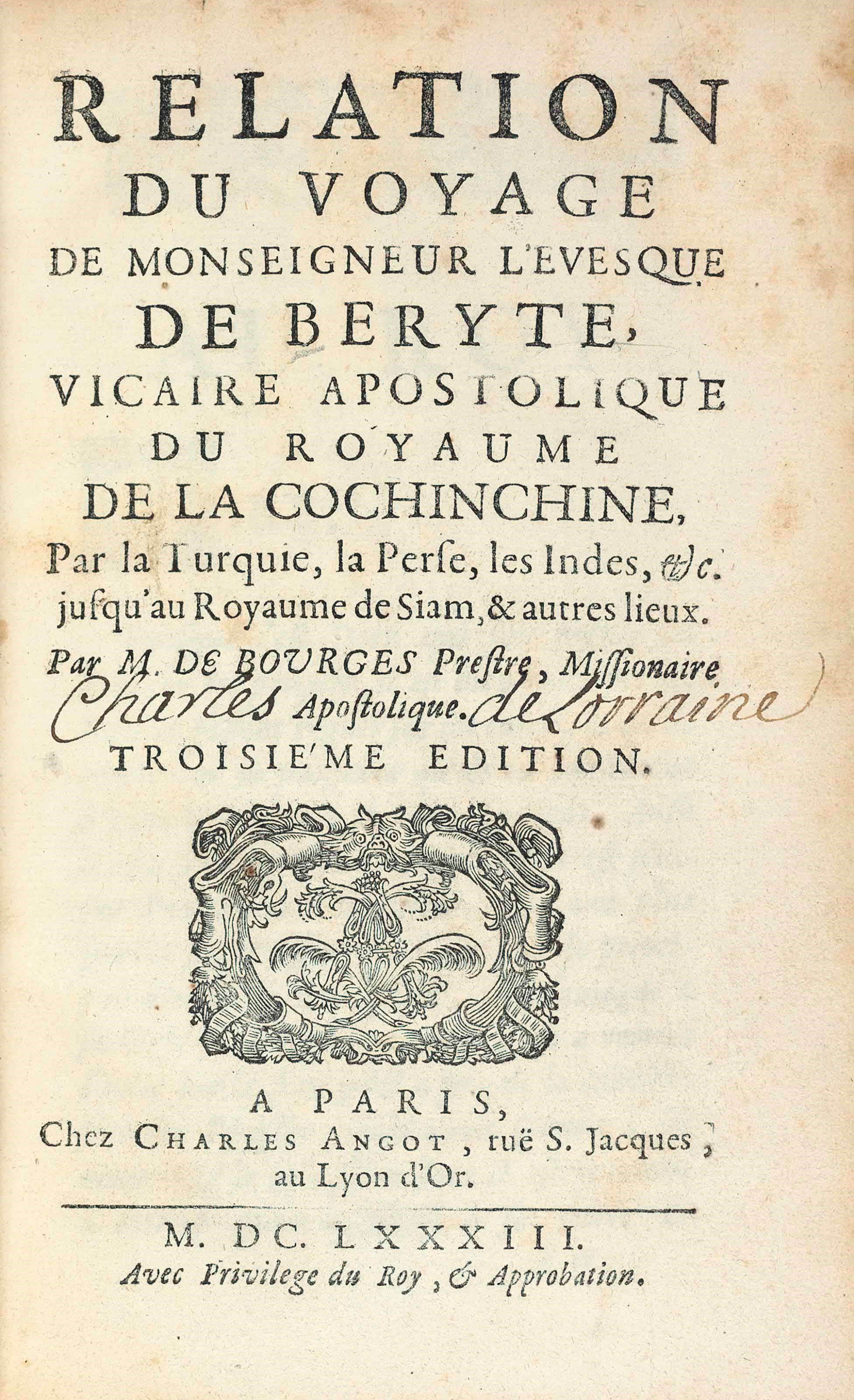 JACQUES DE BOURGES (1630?-1714)