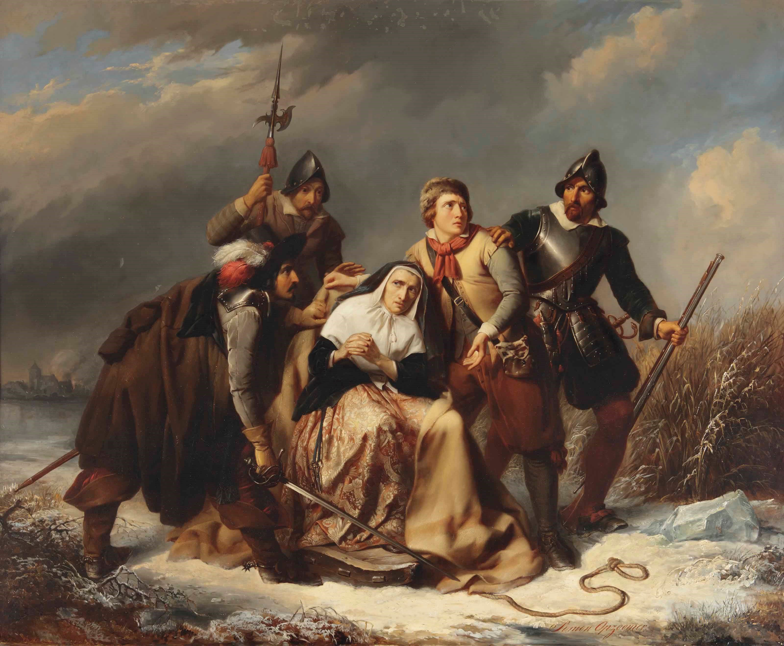 Simon Opzoomer (Rotterdam 1819-1878 Antwerp)