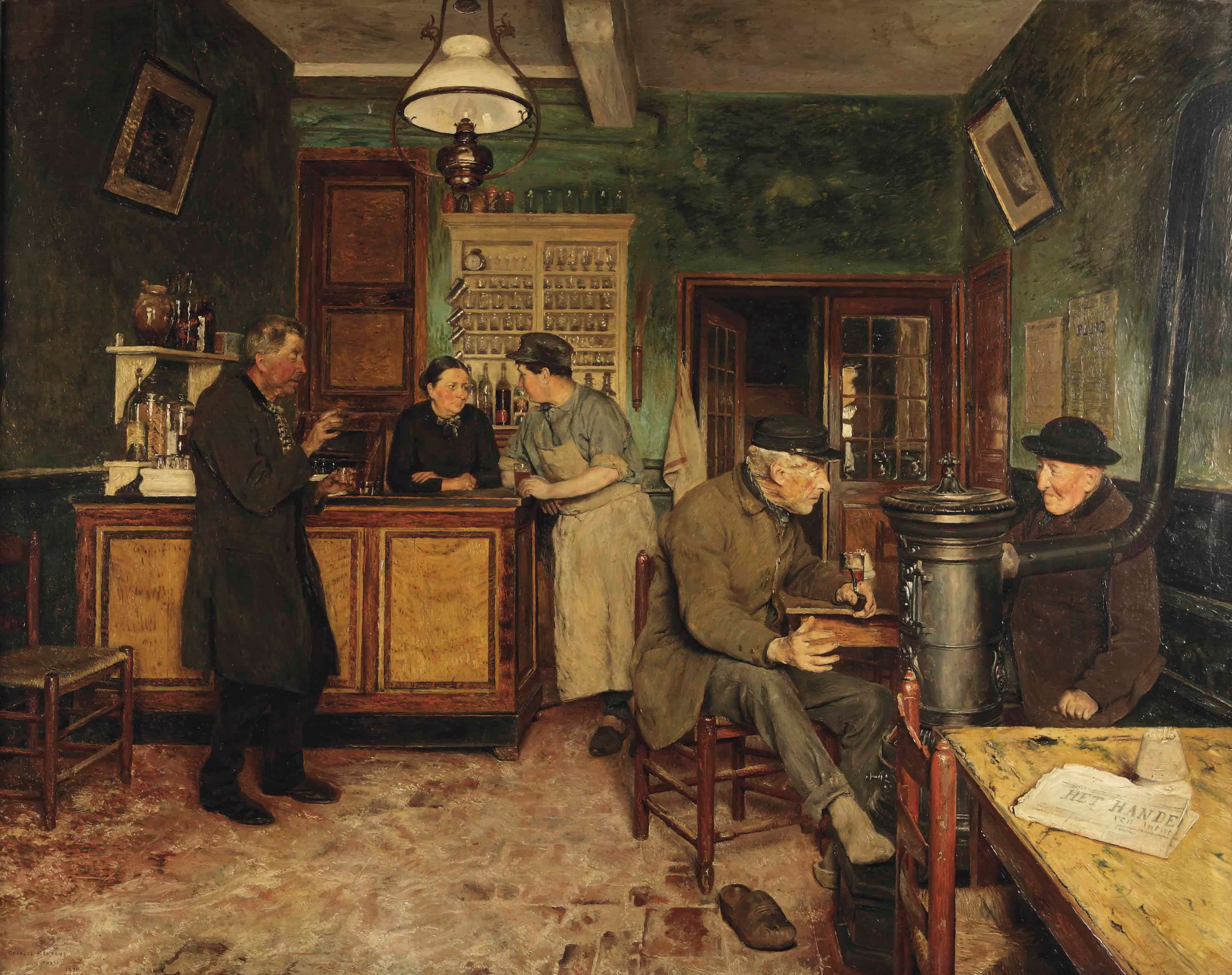 Charles Mertens (Antwerp 1865-1919 Calverley)