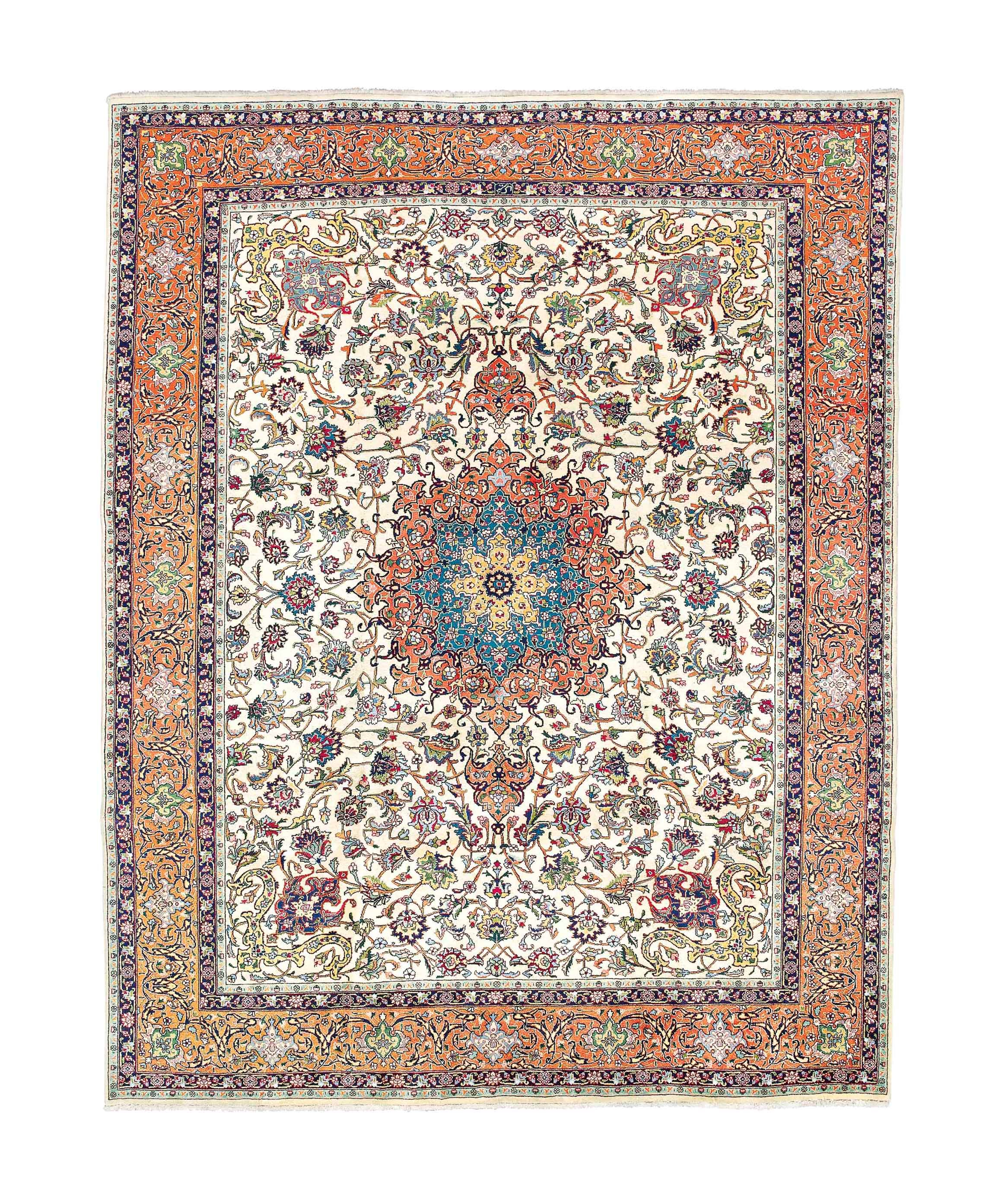 A fine Tabriz carpet