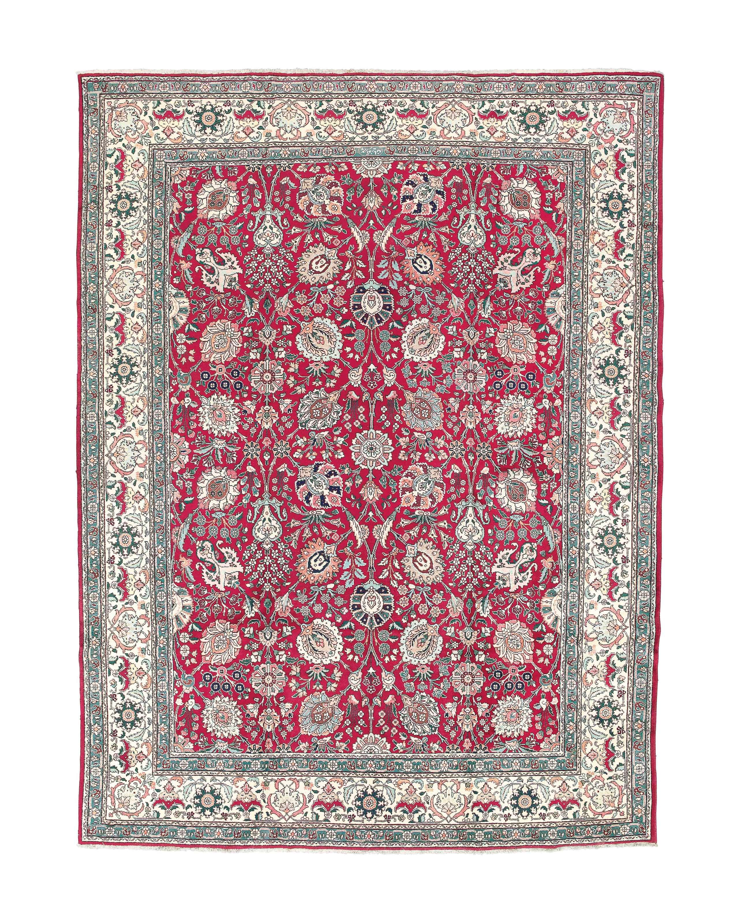 A fine Tabriz carpet