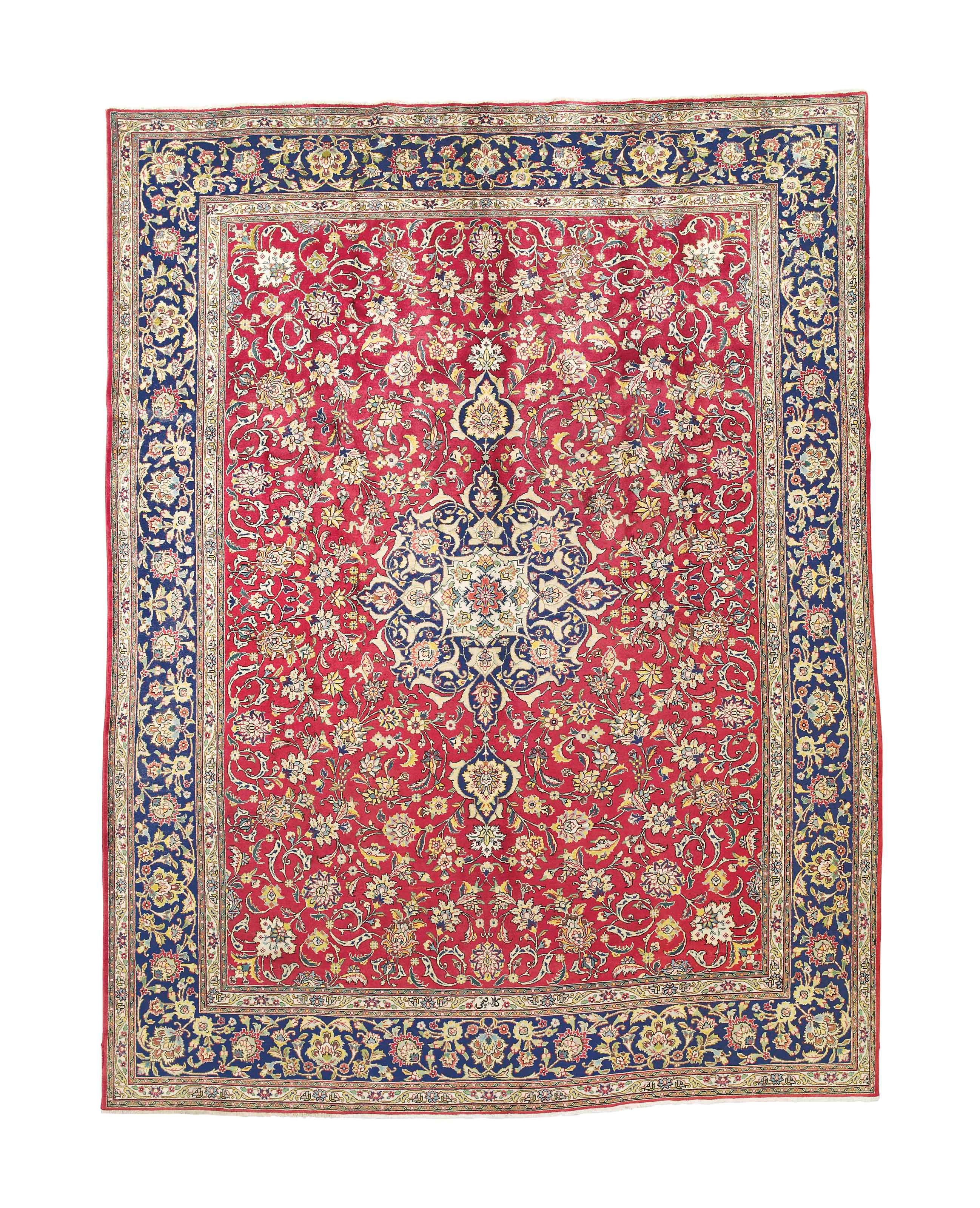 A fine Tabriz carpet