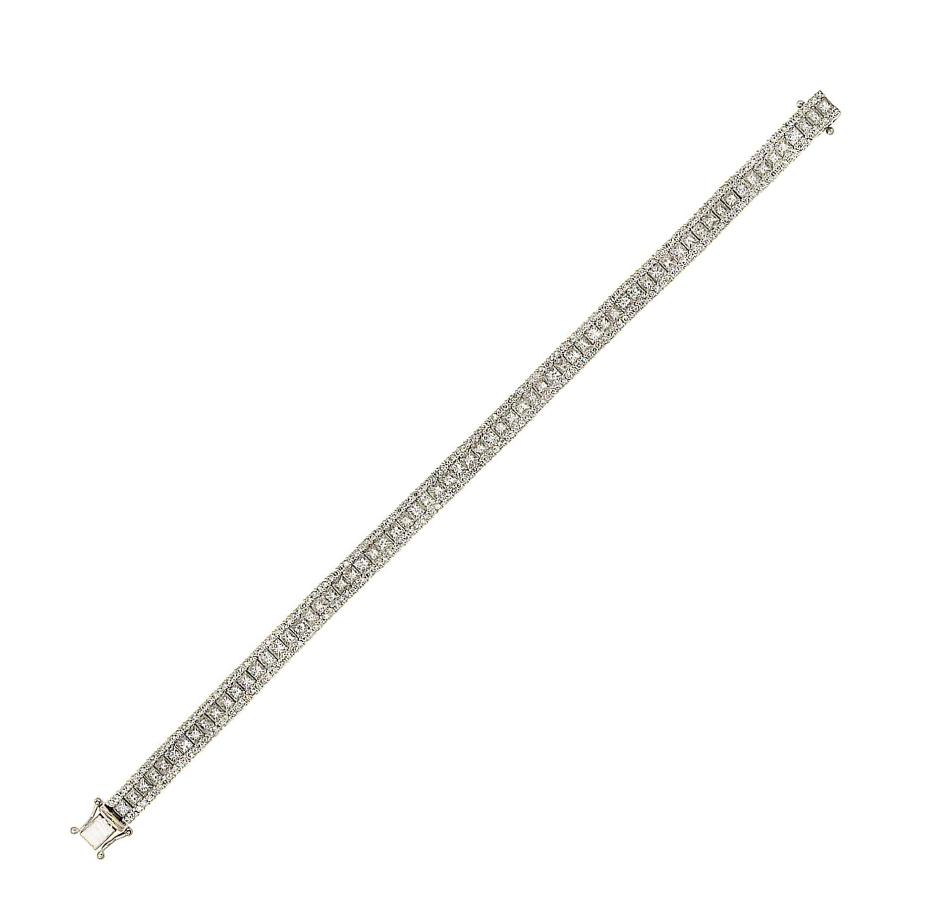 A diamond bracelet