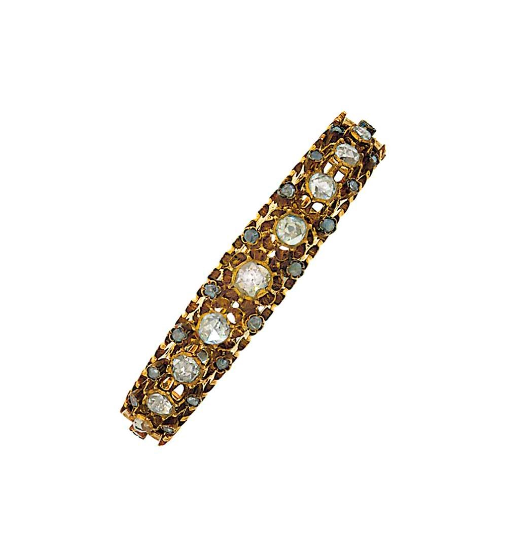 A diamond bangle