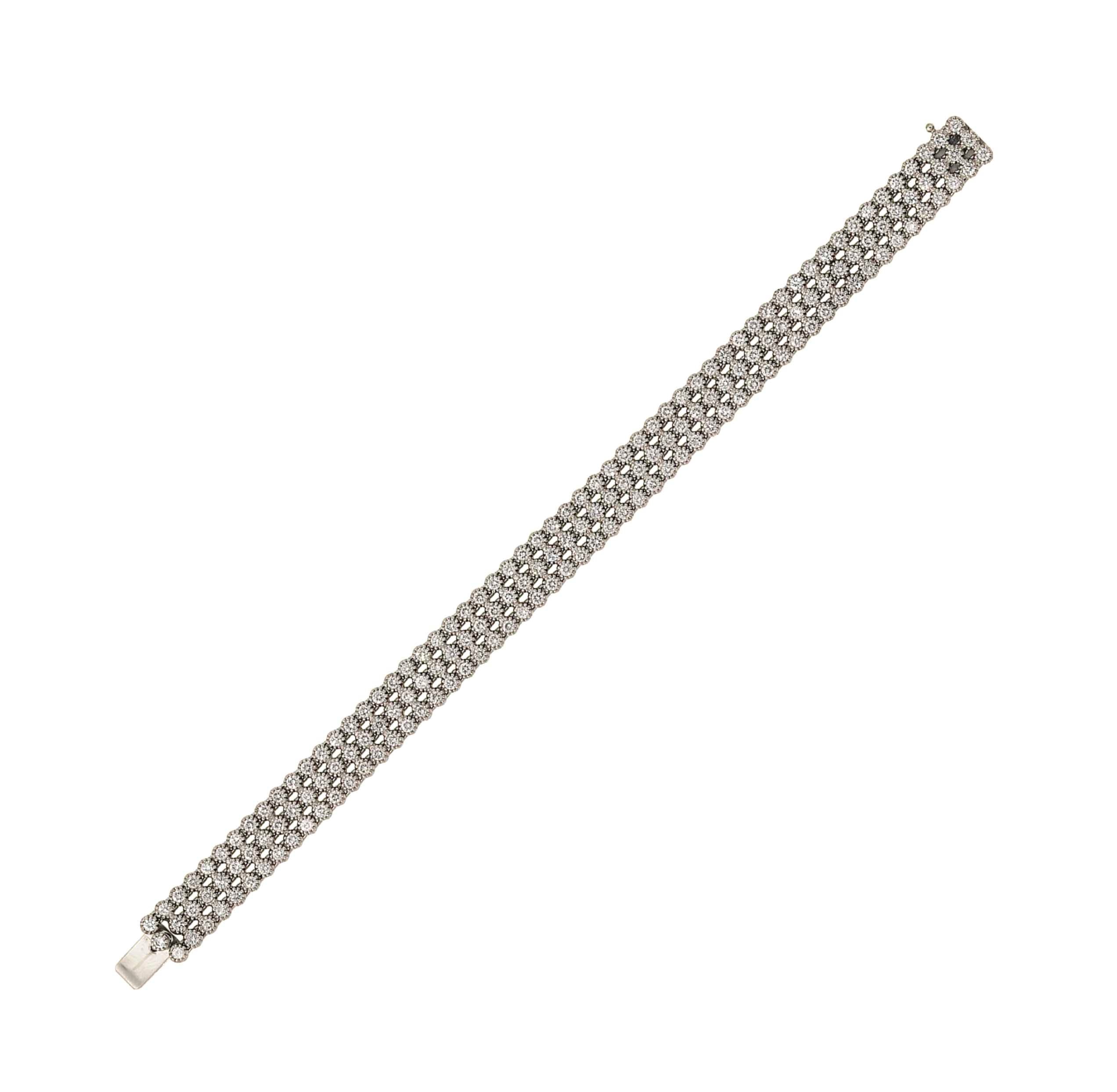 A diamond bracelet
