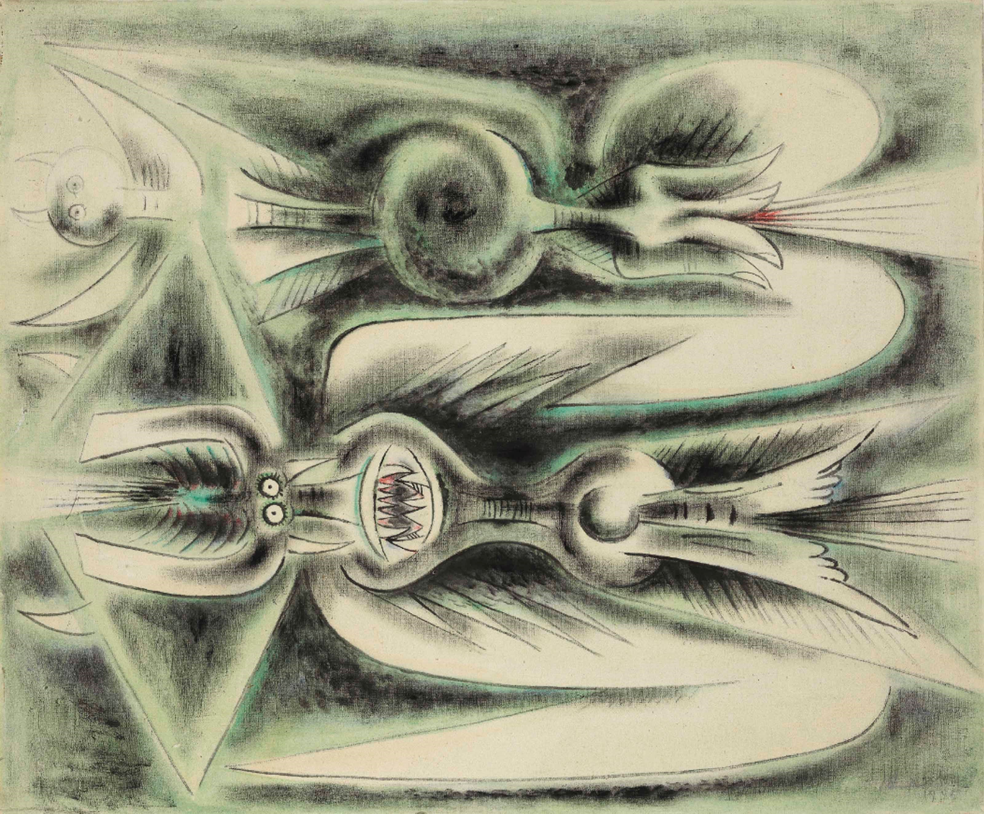 Wifredo Lam (Cuban 1902-1982)