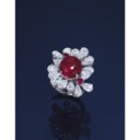 A RUBY AND DIAMOND RING