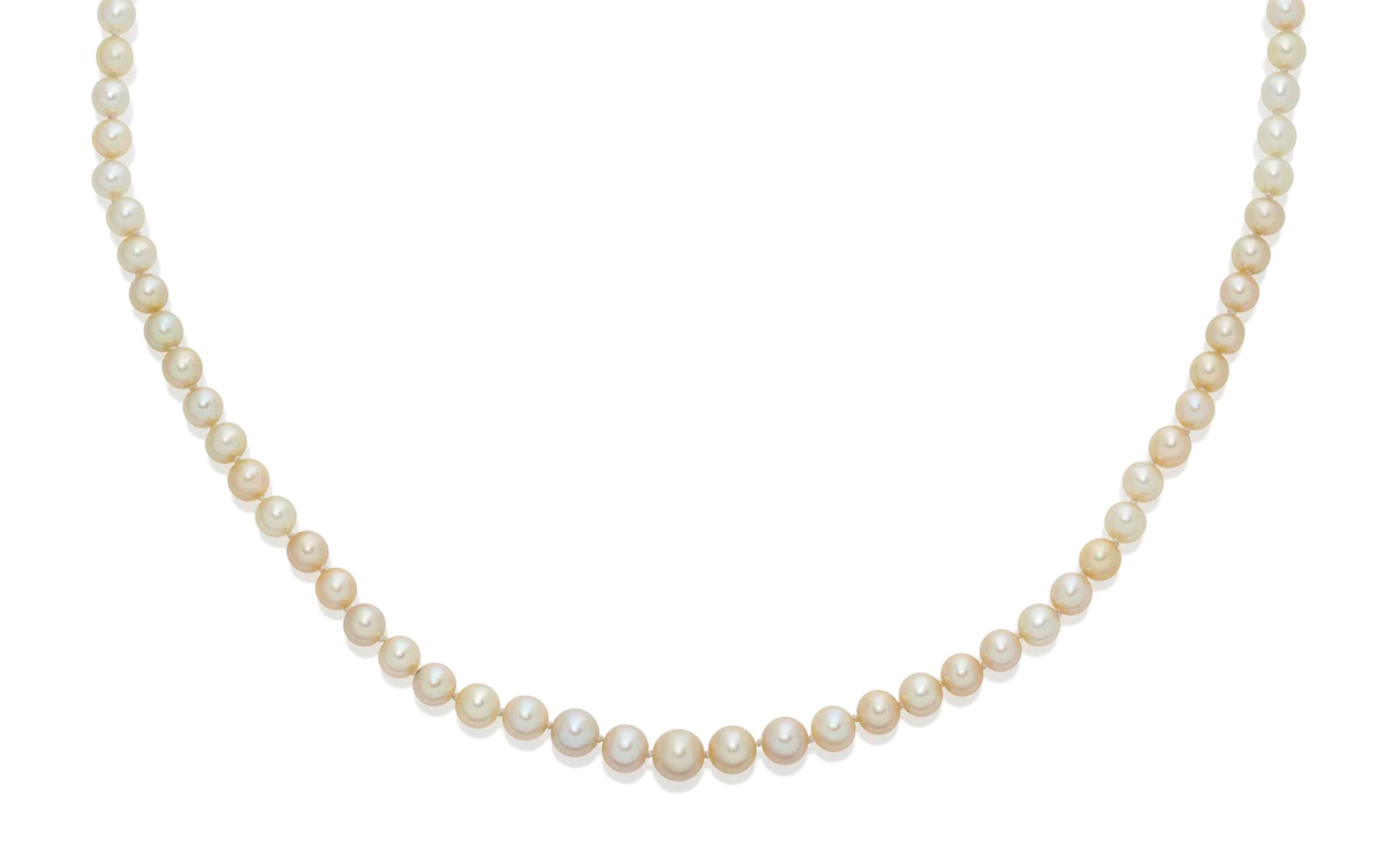COLLIER PERLES FINES