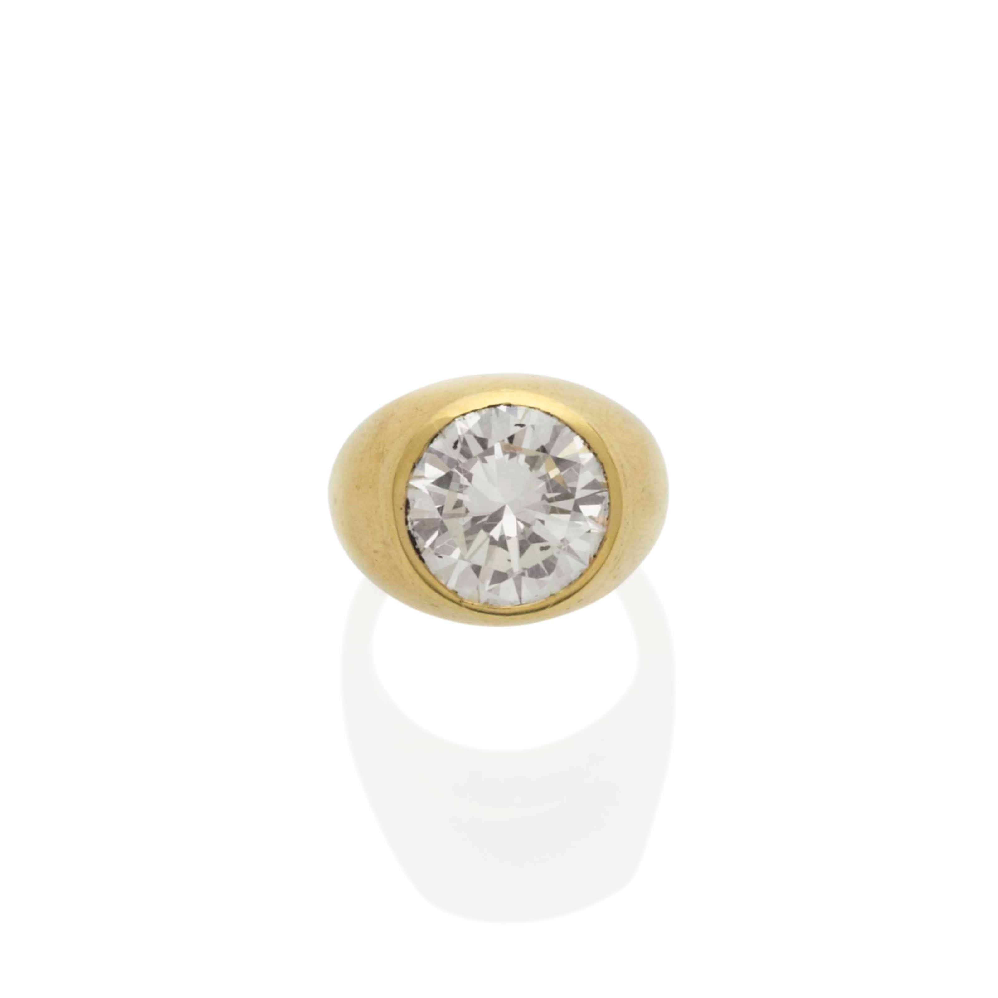 BAGUE SOLITAIRE DIAMANT, PAR VENTRELLA