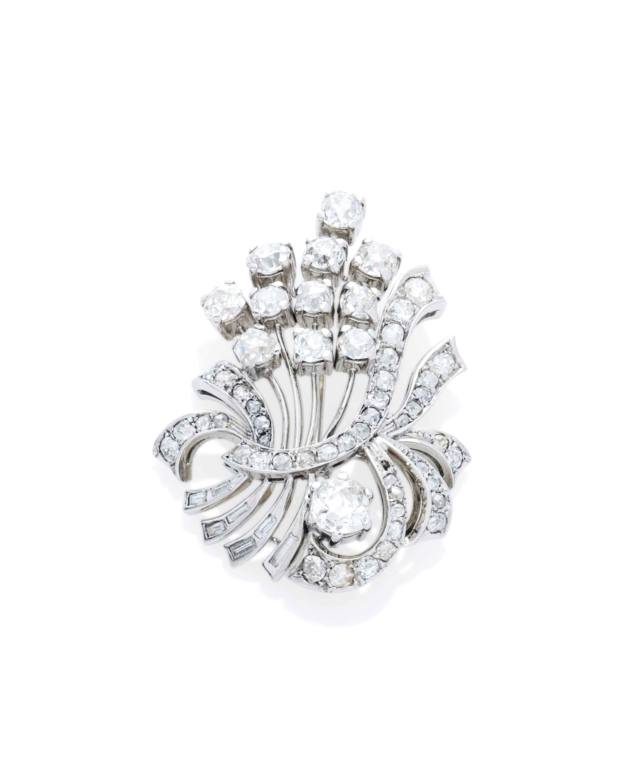 BROCHE DIAMANTS
