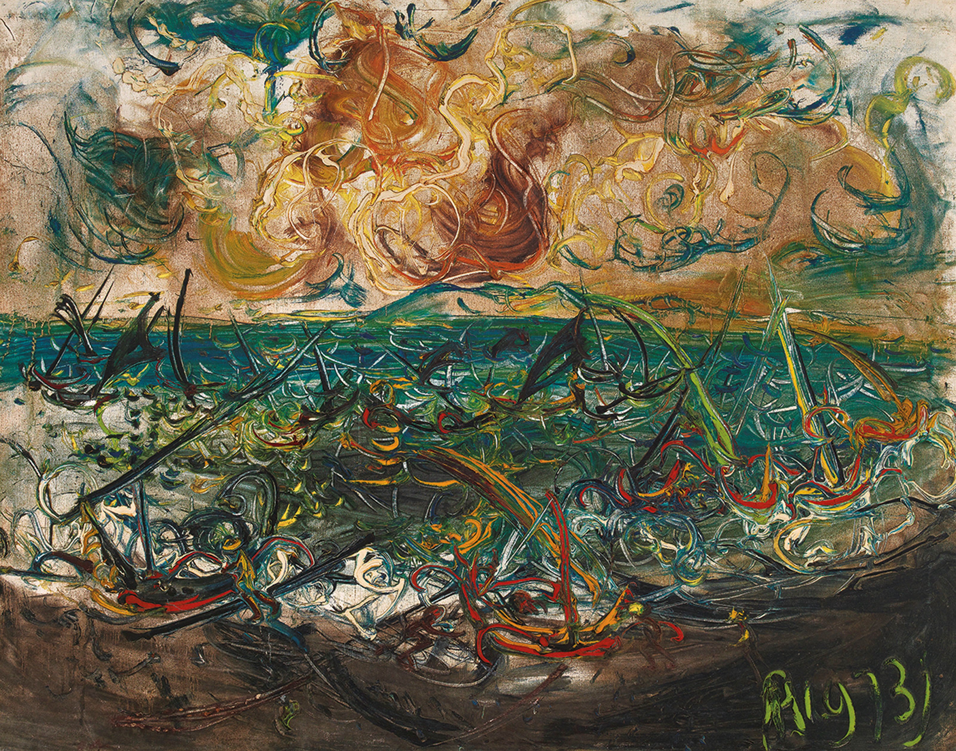 AFFANDI (Indonesian, 1907-1990)
