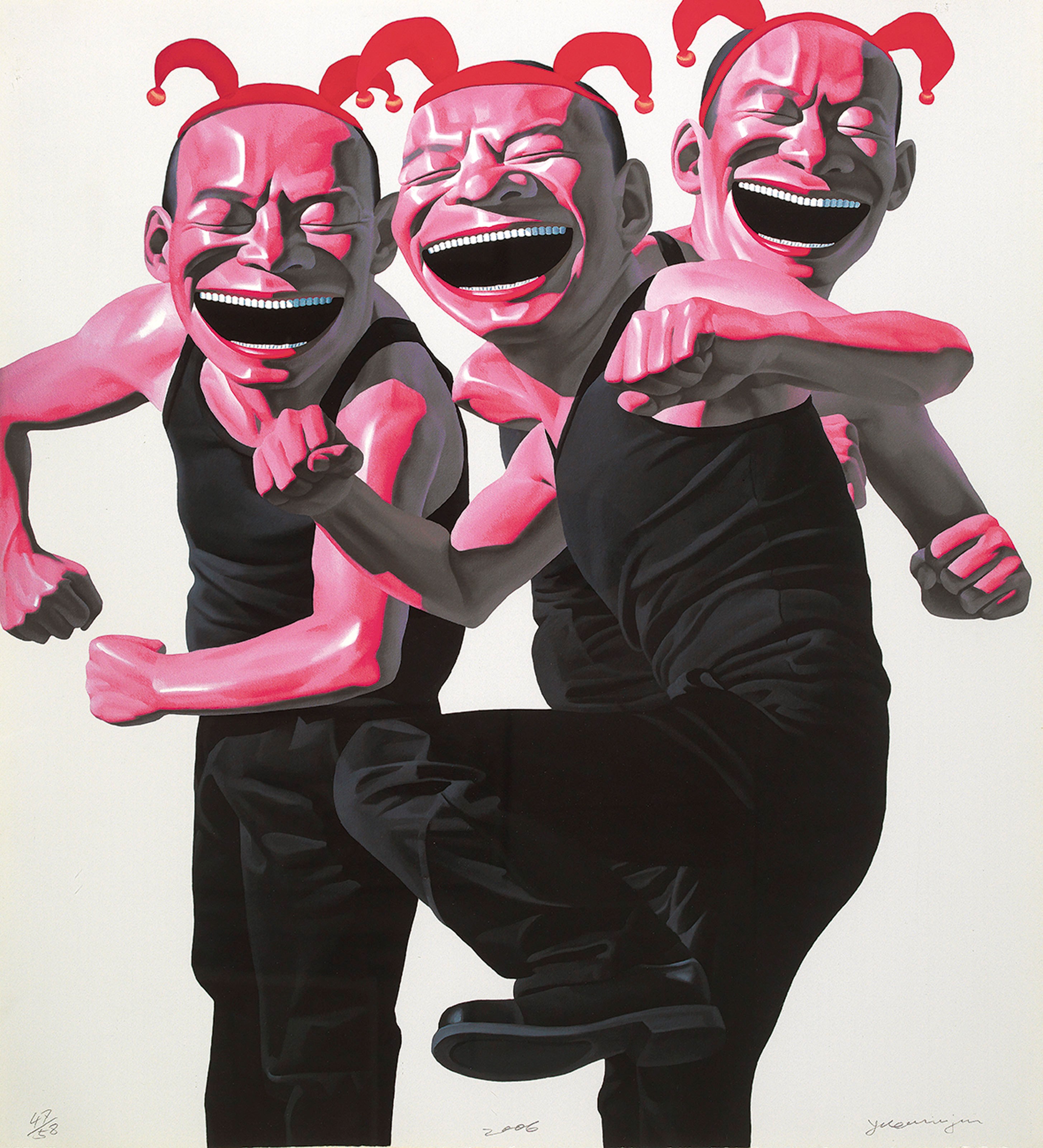 Yue Minjun (b. 1962)