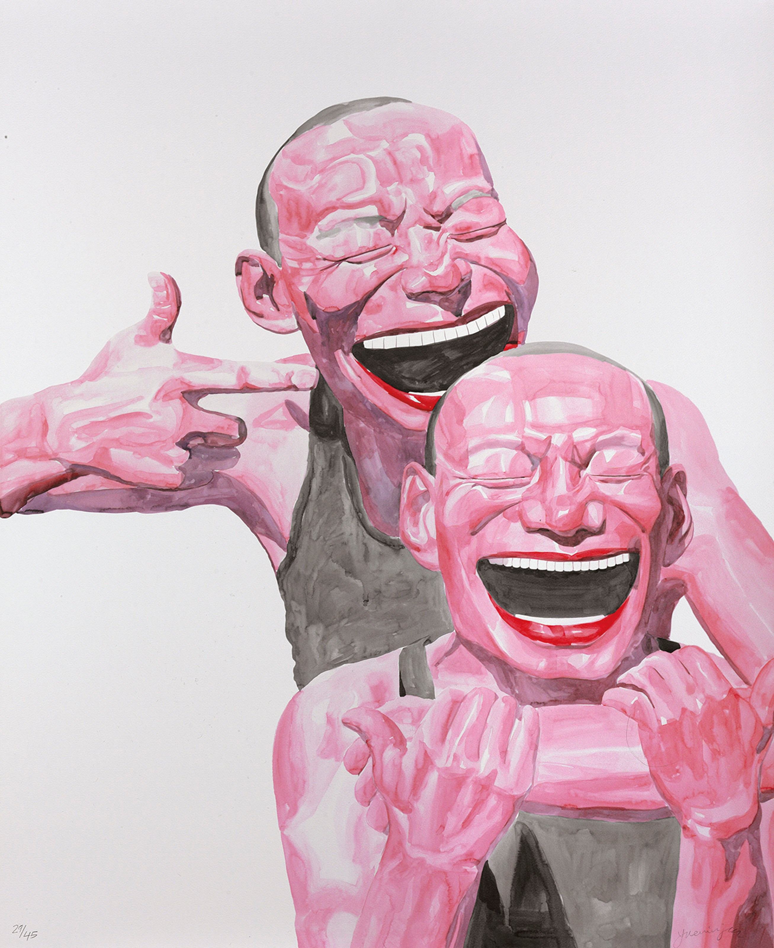 Yue Minjun (b. 1962)