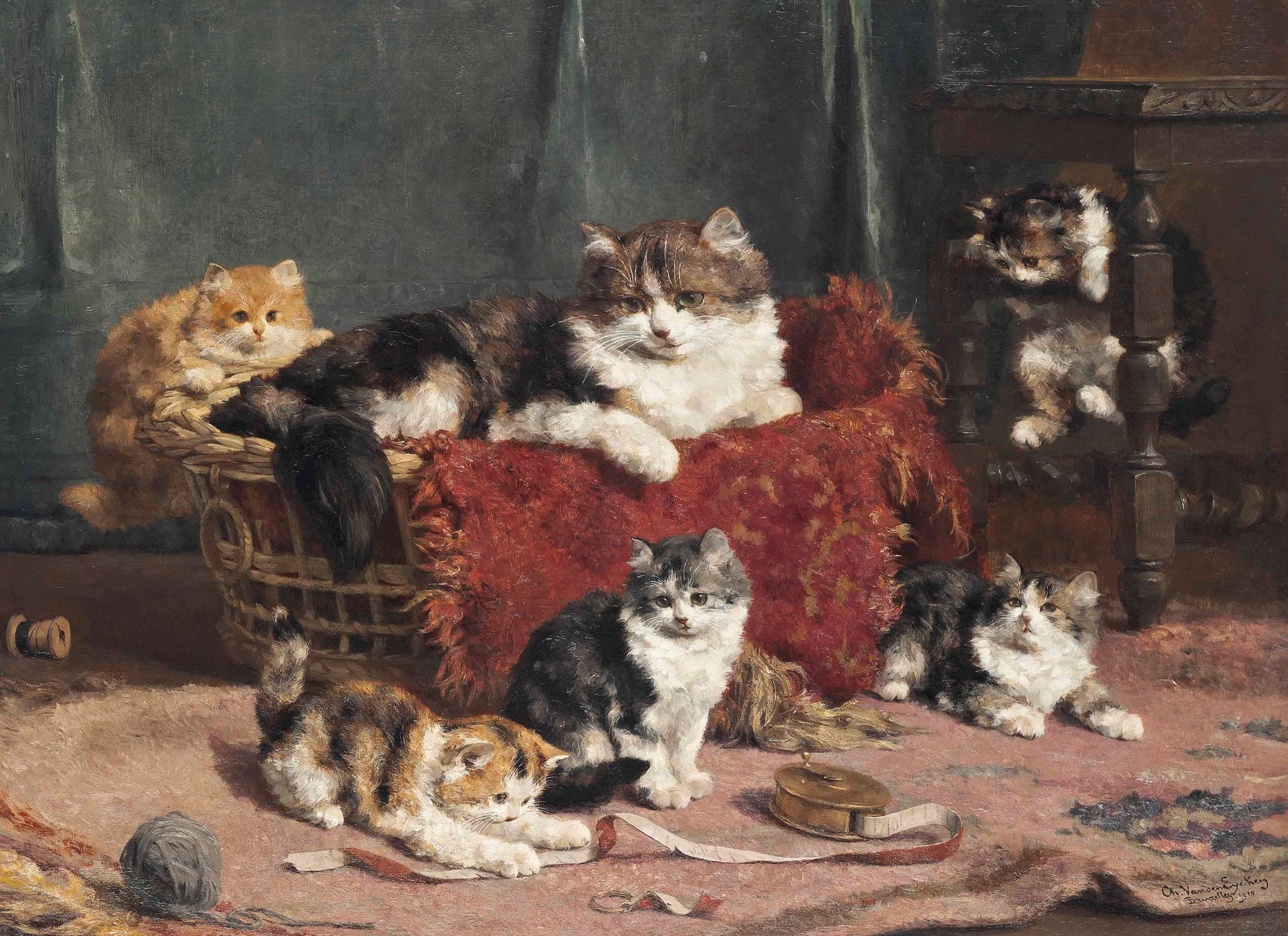 Charles Van Den Eycken (Belgian, 1809-1891)
