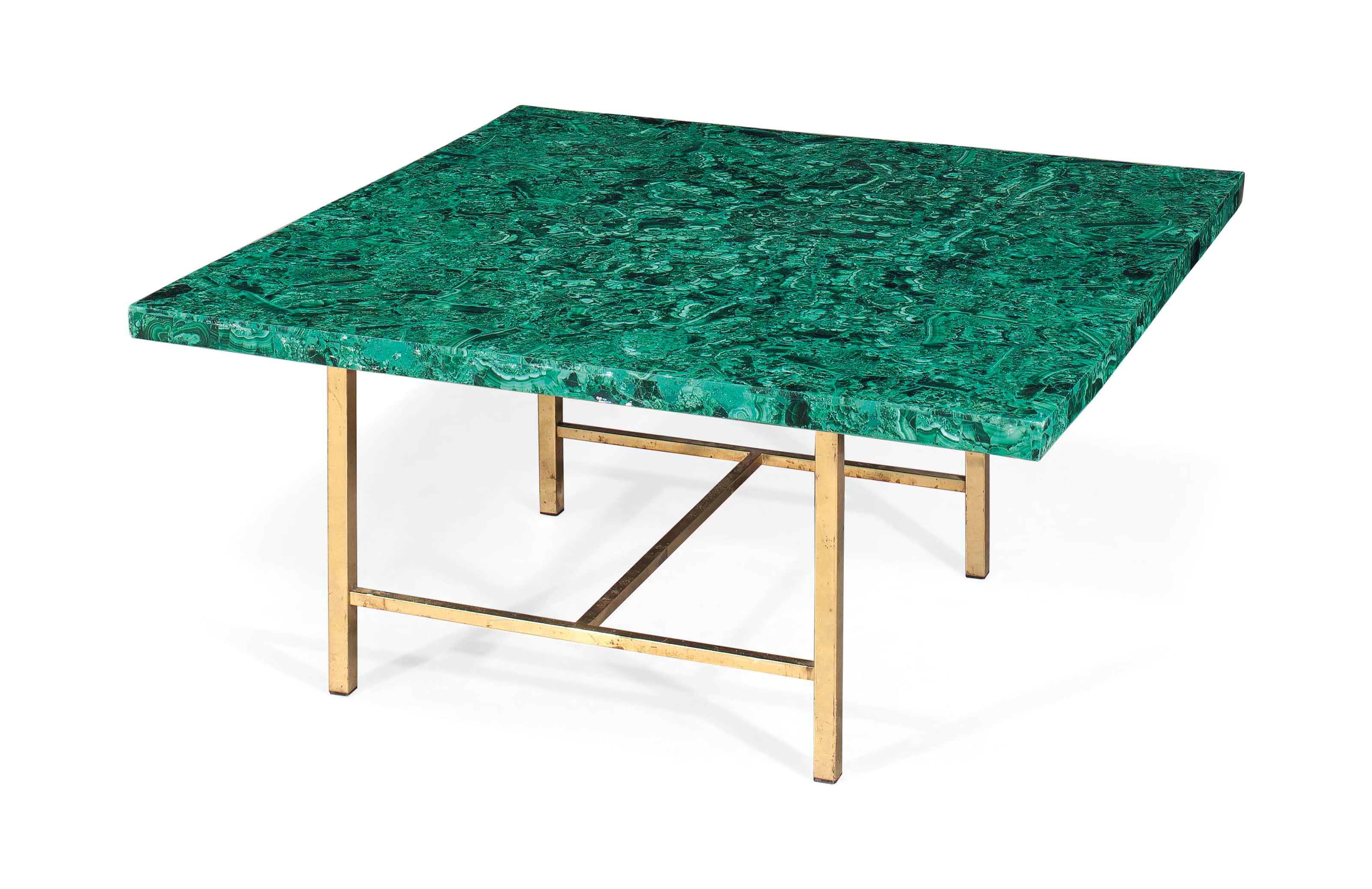 A MALACHITE SPECIMEN PANEL