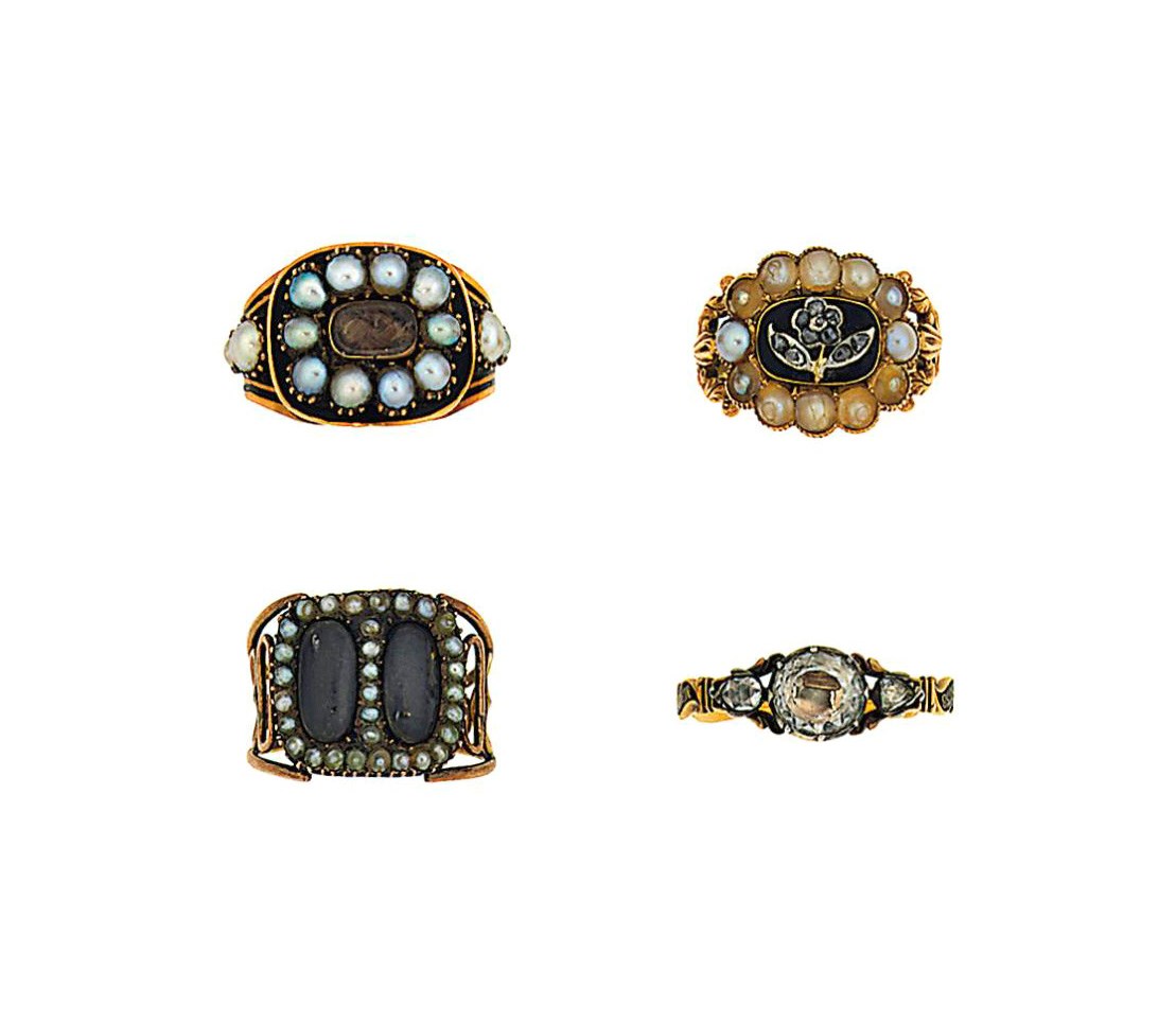 A group of 18th and 19th century rings