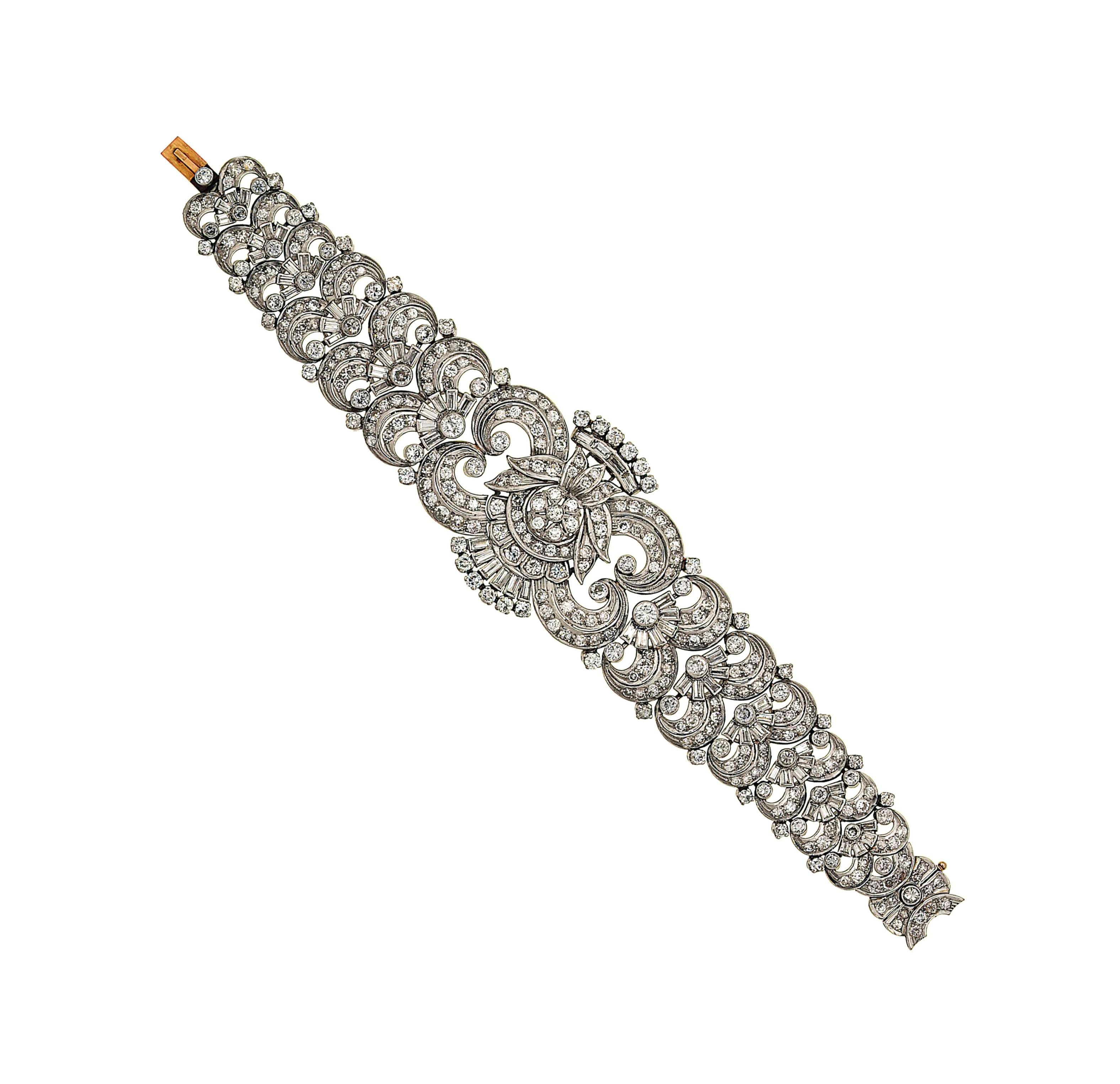 A diamond bracelet