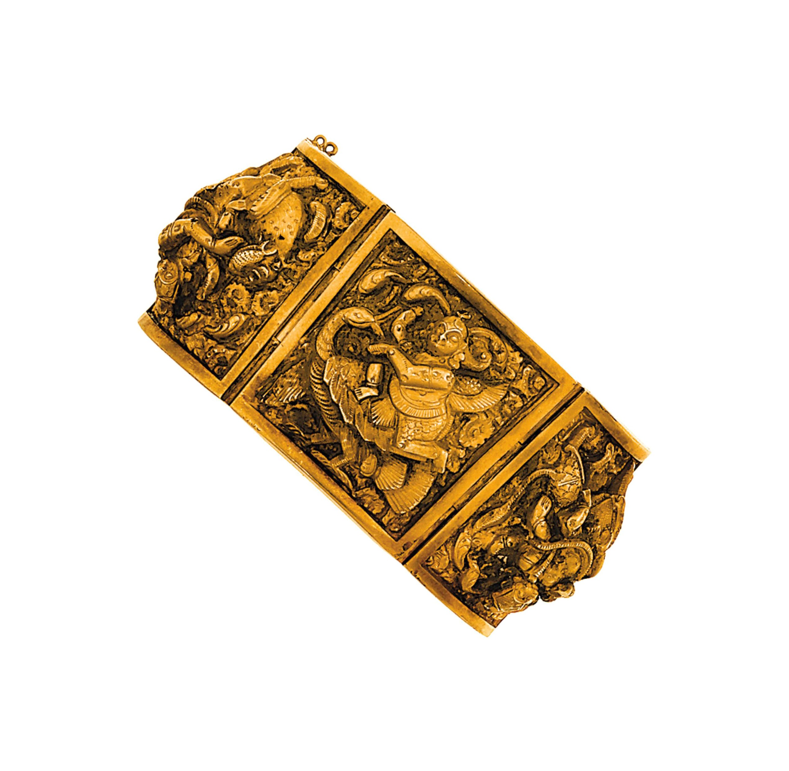 A group of four Victorian gold bangles