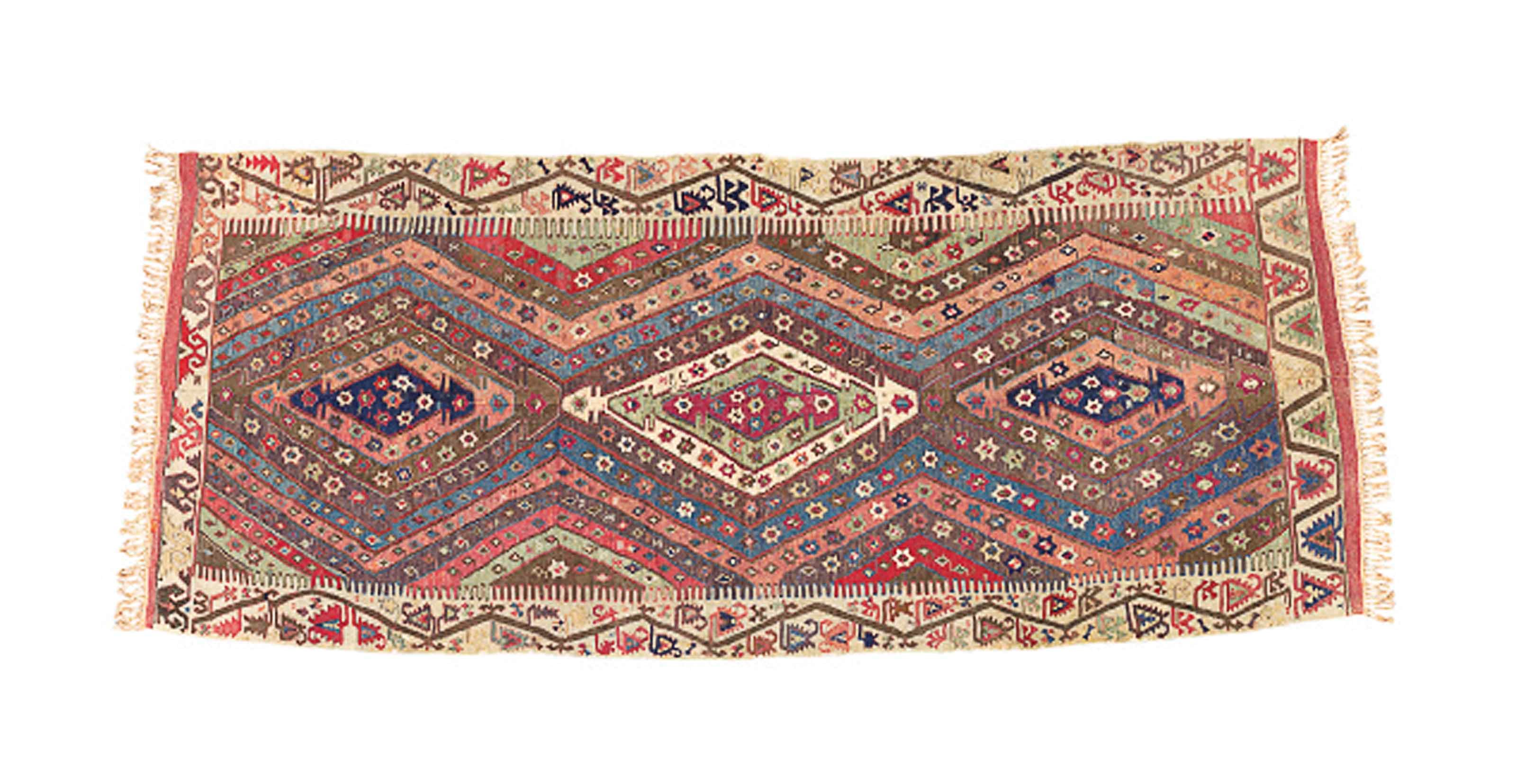 An antique Anatolian kilim