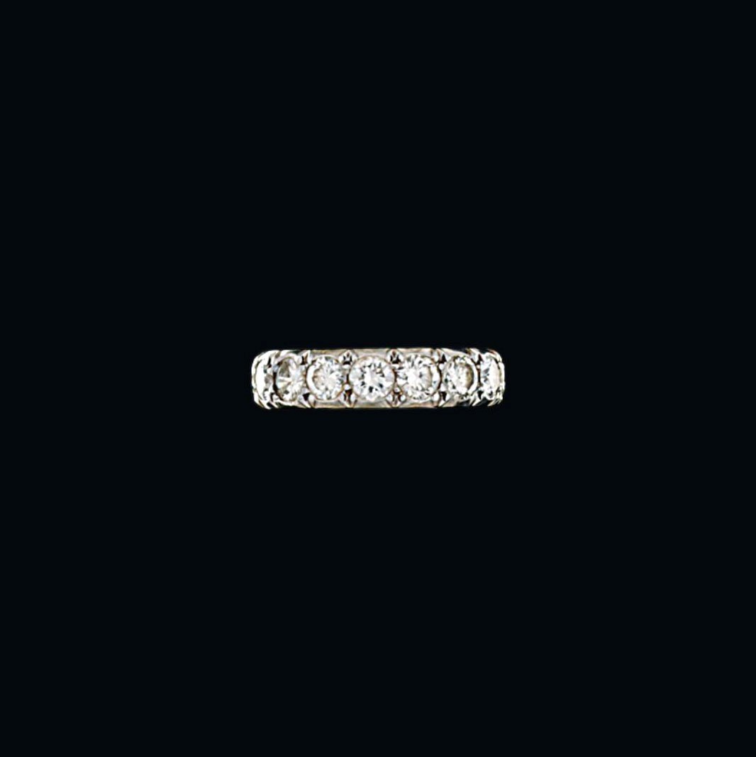 A diamond eternity ring
