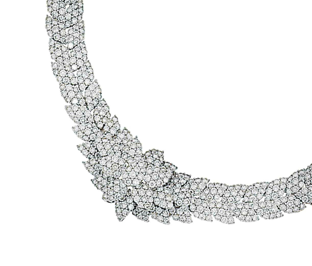 A diamond necklace