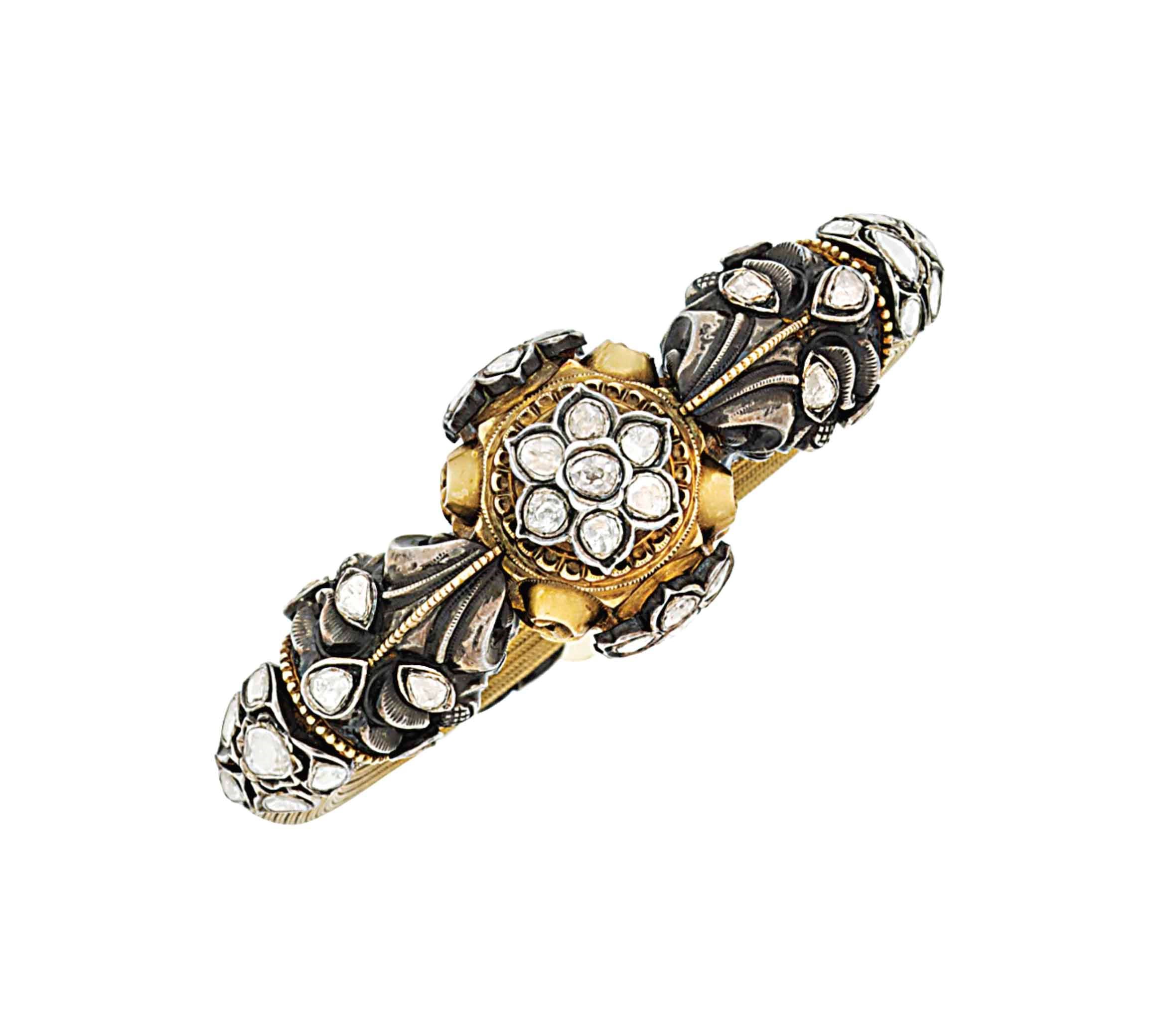 An Indian diamond-set bangle