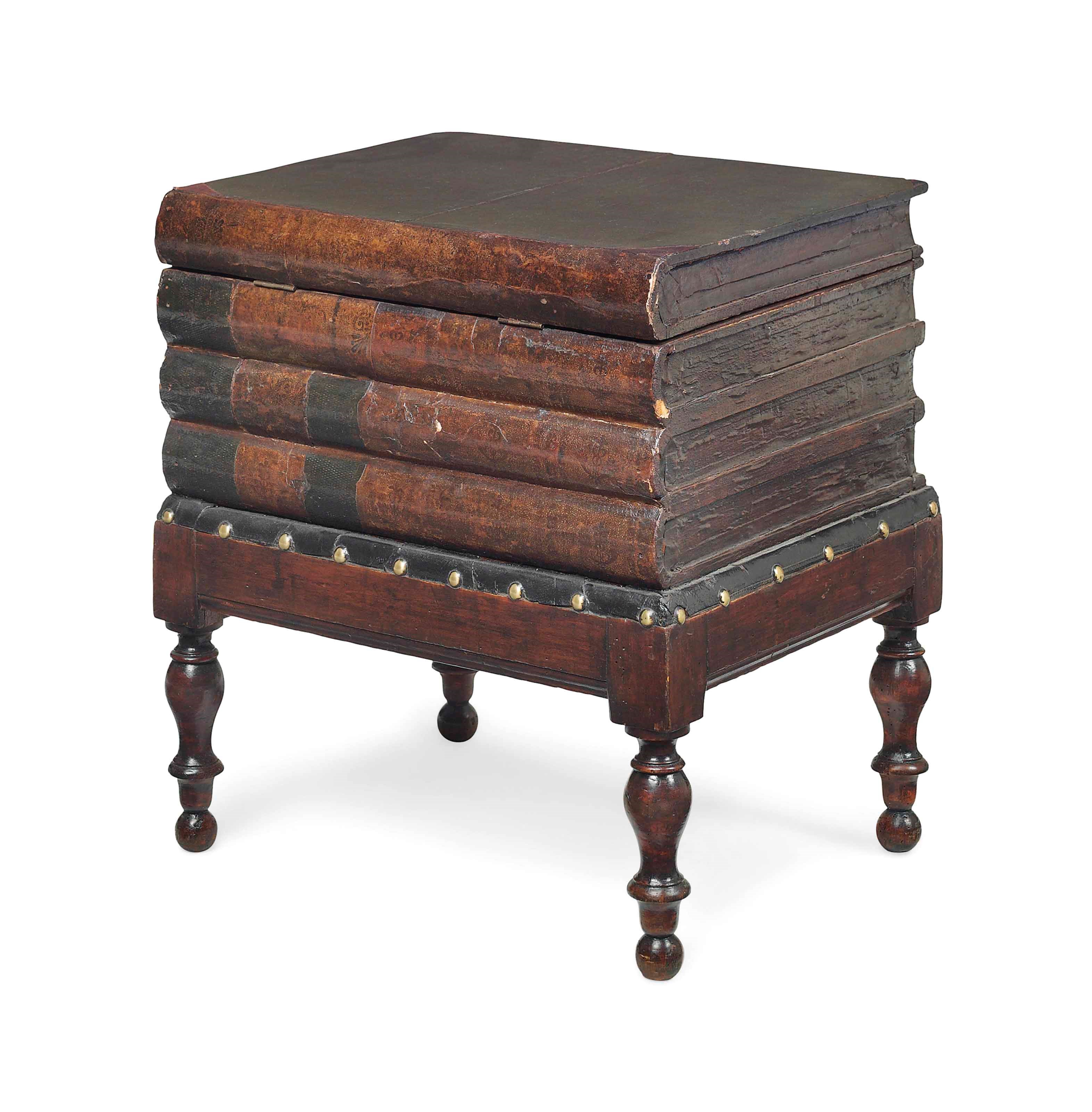 A FRENCH TROMPE L'OEIL LOW TABLE