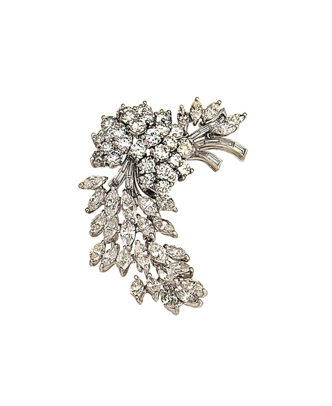 A diamond brooch
