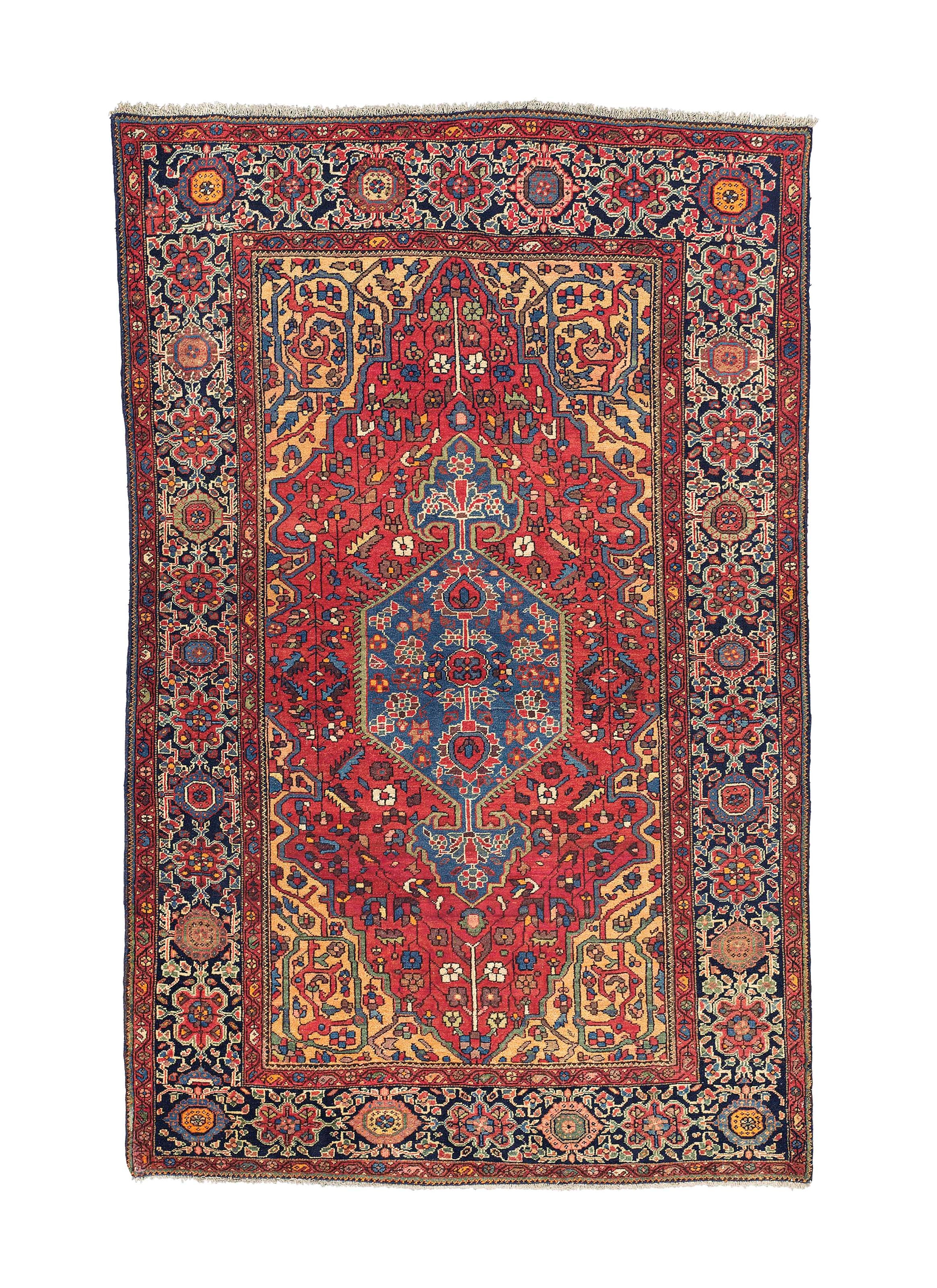An antique Sarouk-Feraghan rug
