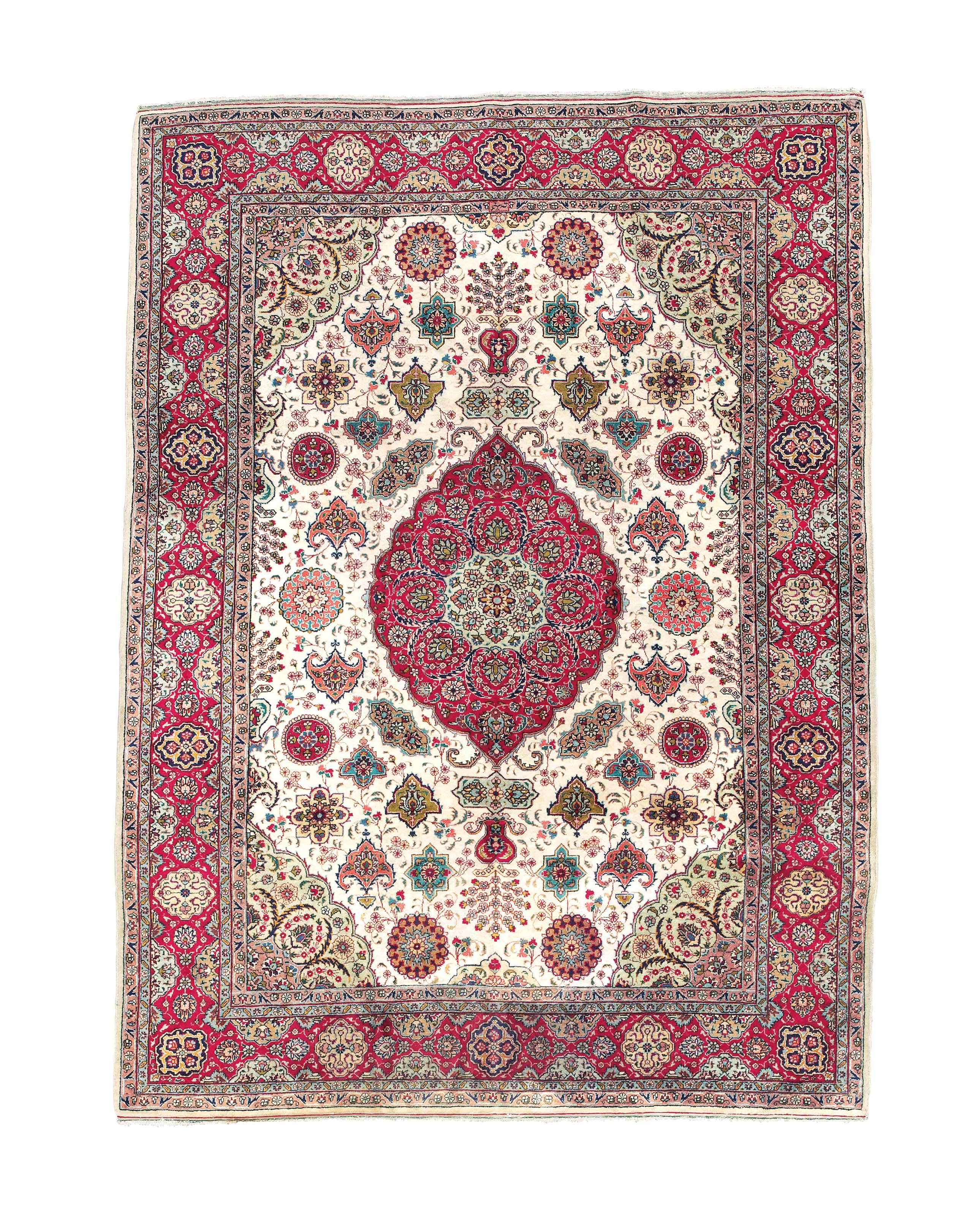 A fine Tabriz carpet