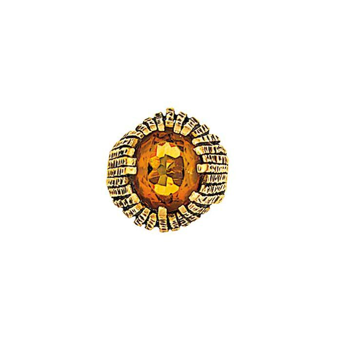 A citrine ring