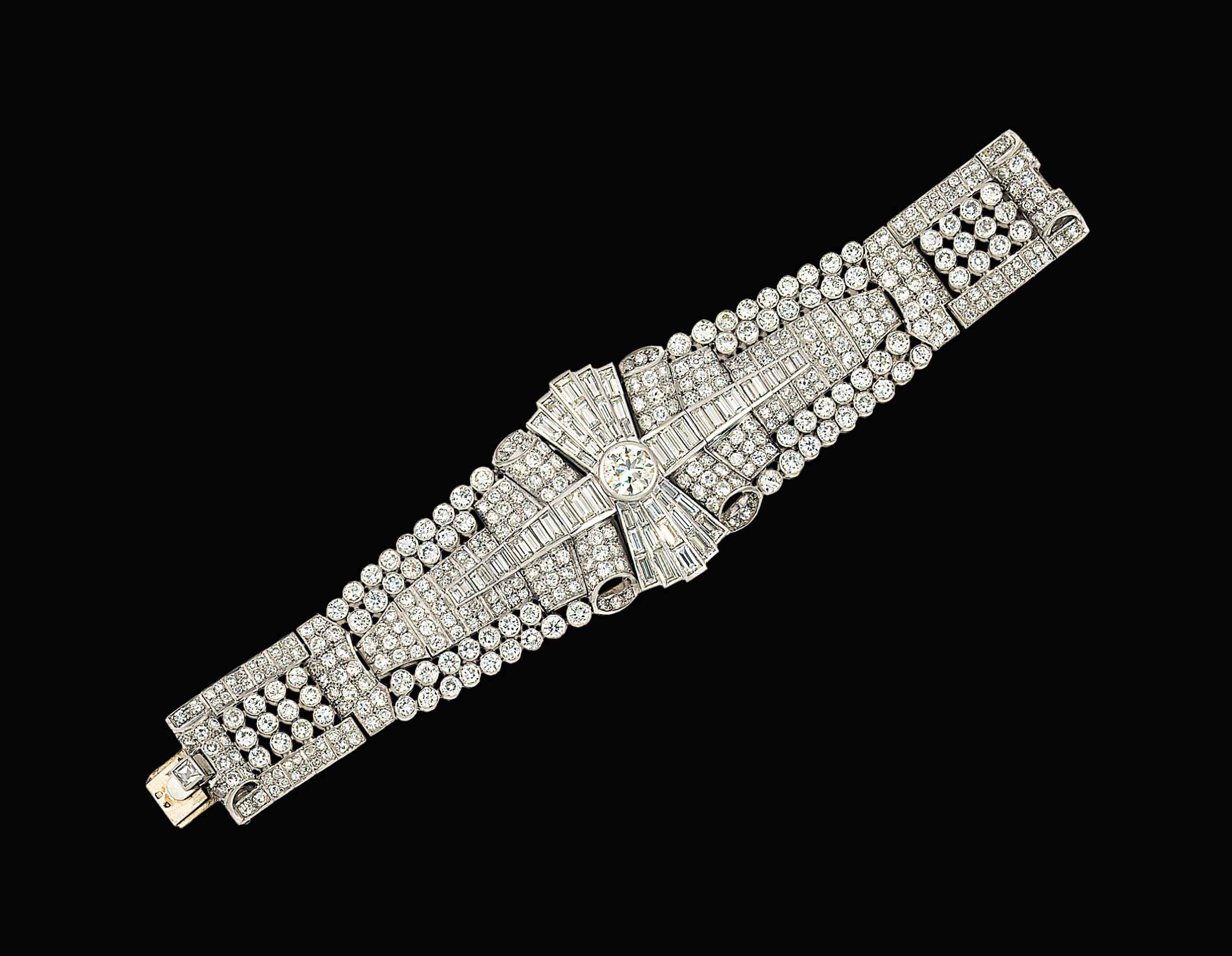 A diamond bracelet