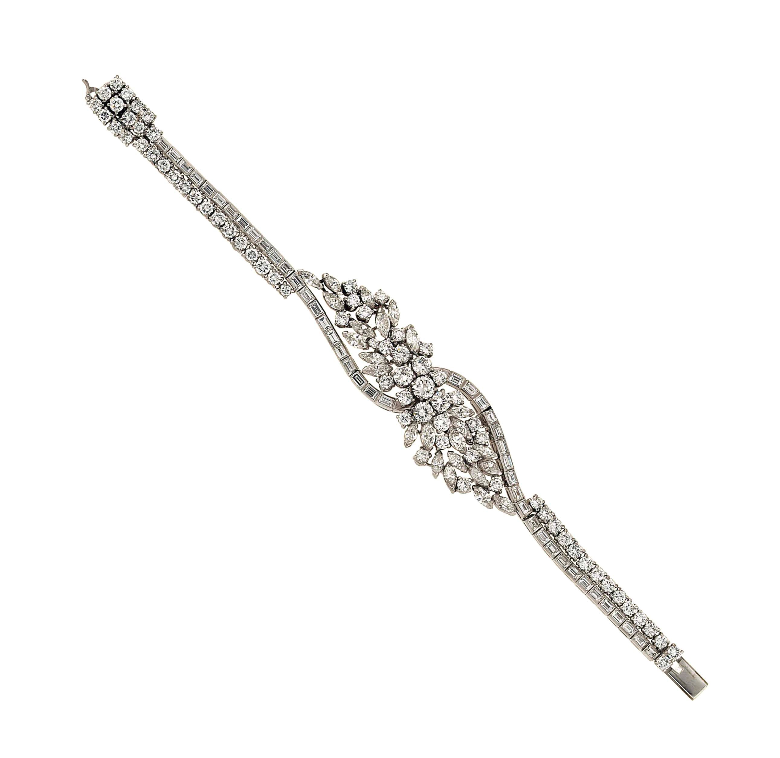 A diamond bracelet