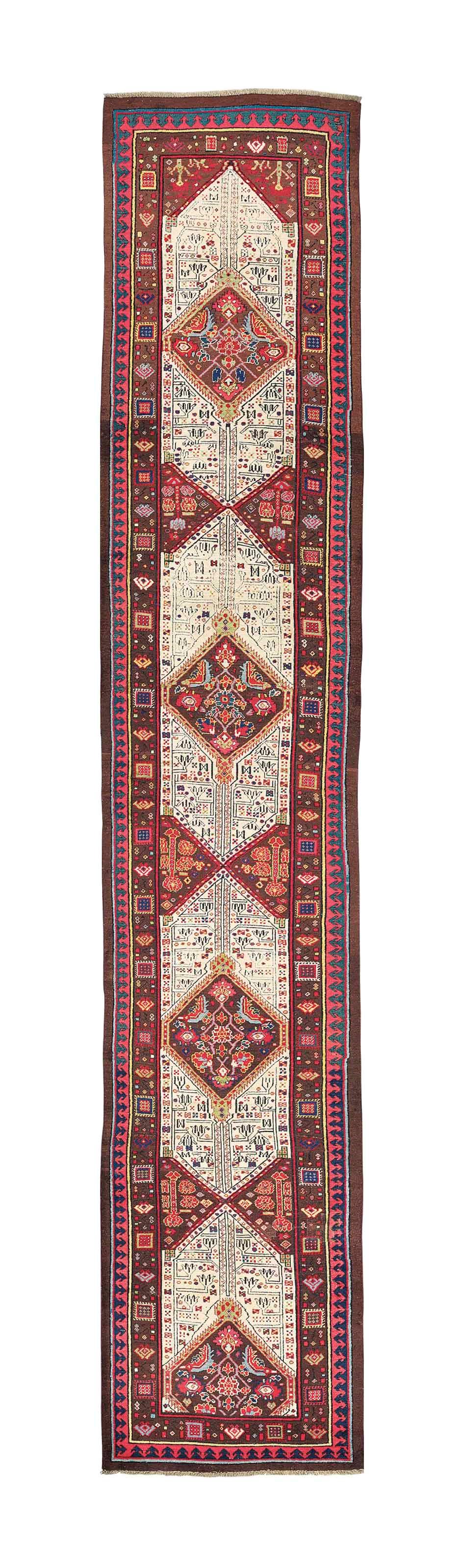An antique Serab runner