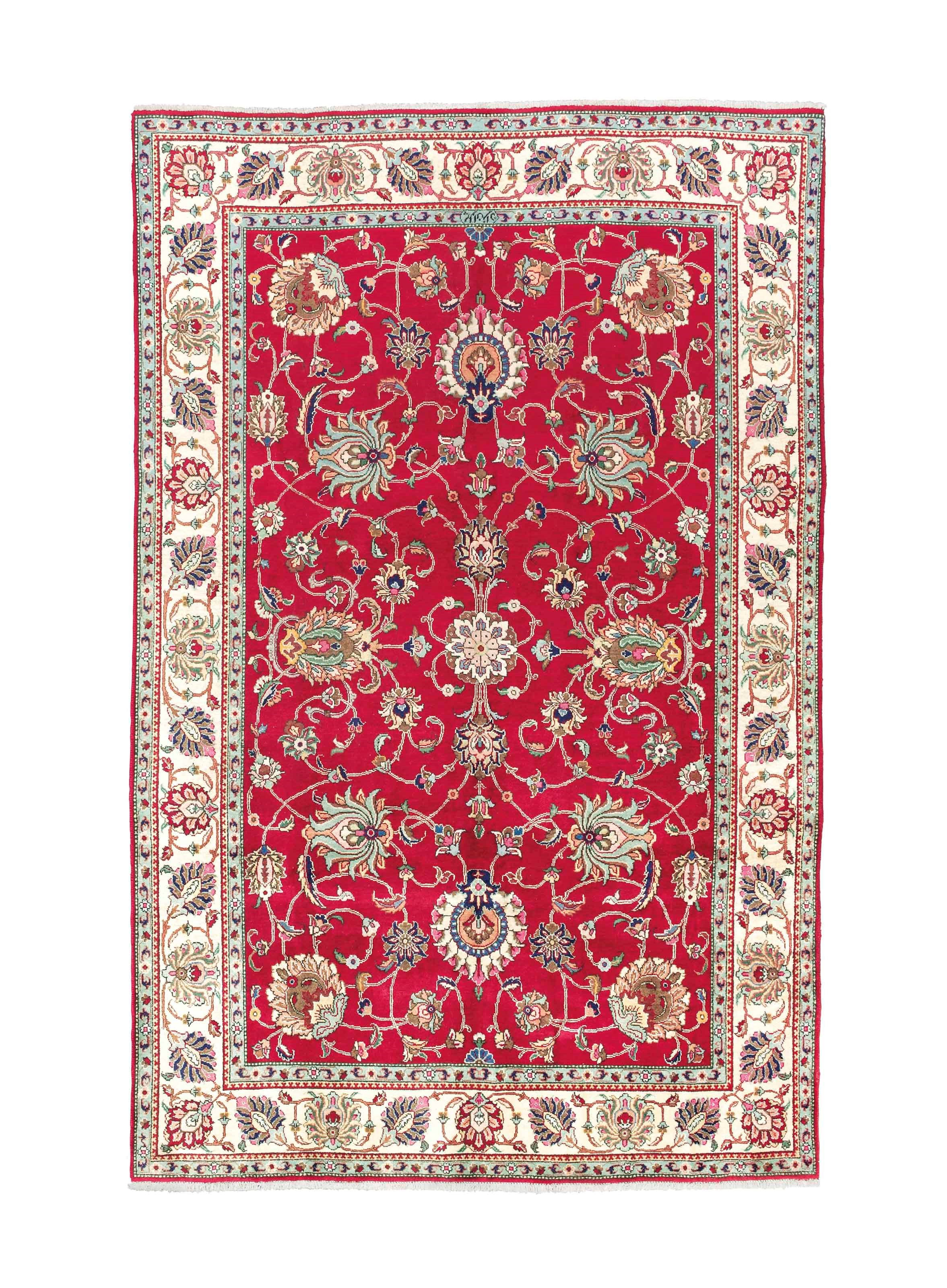 A fine Tabriz carpet