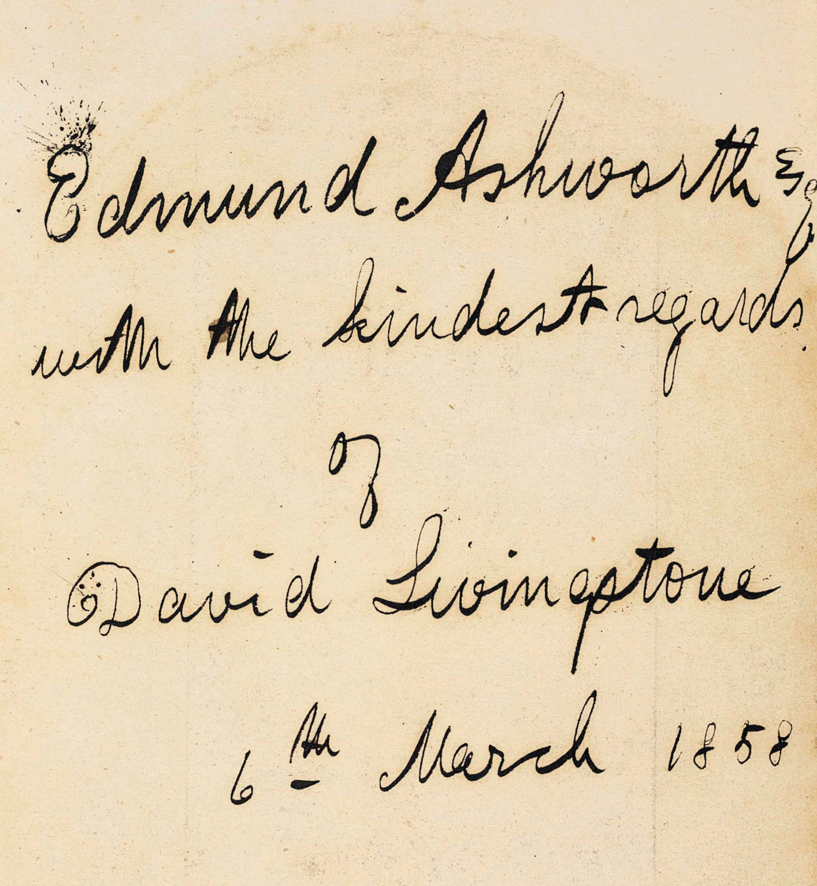DAVID LIVINGSTONE (1813-1873)