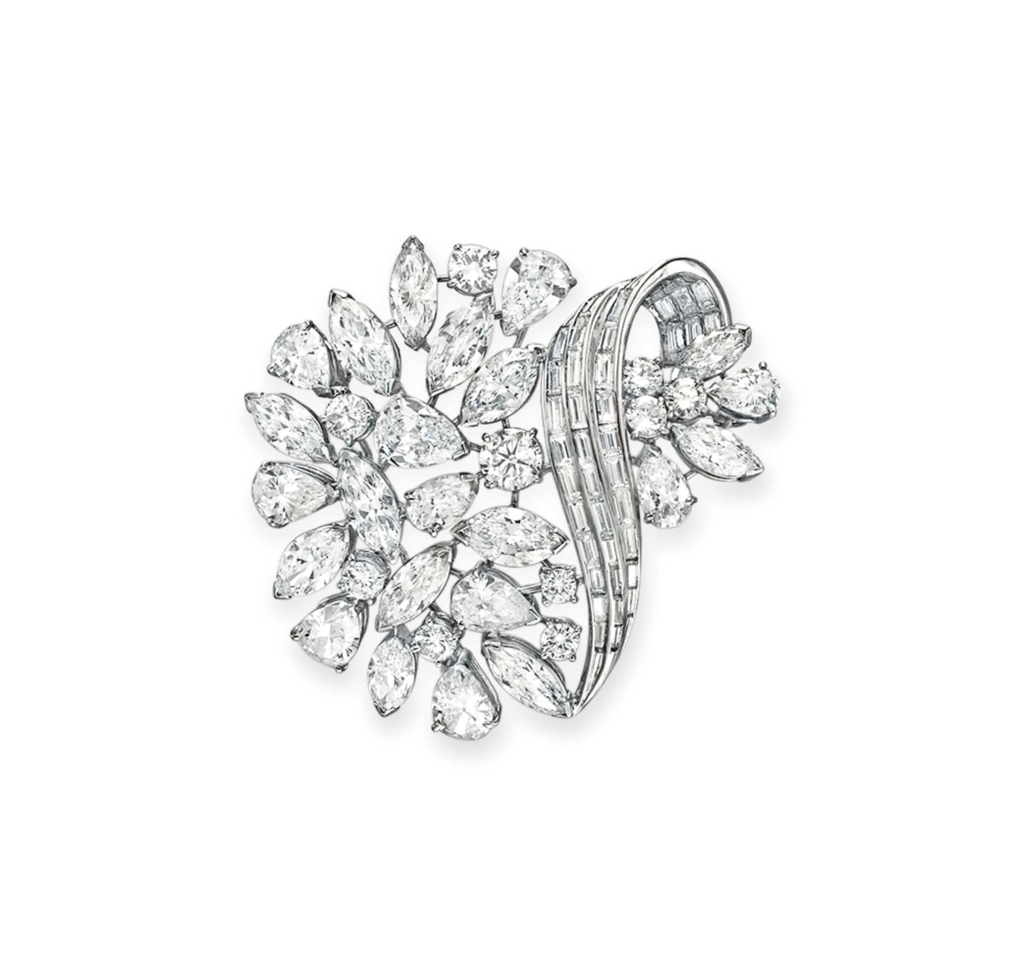A DIAMOND BROOCH